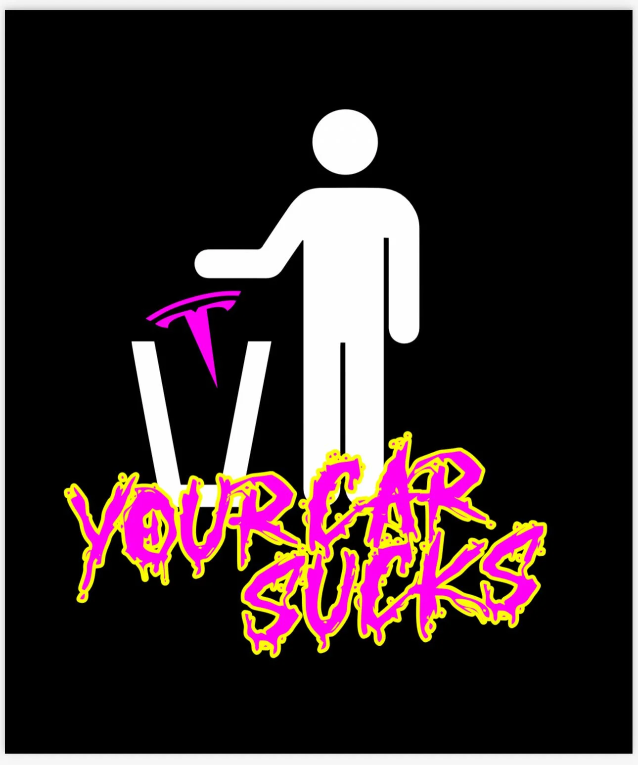Your Car Sucks — Vinyl Sticker