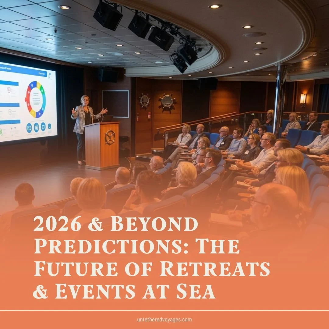 2026 &amp; Beyond Predictions: The Future of Retreats &amp; Events at Sea