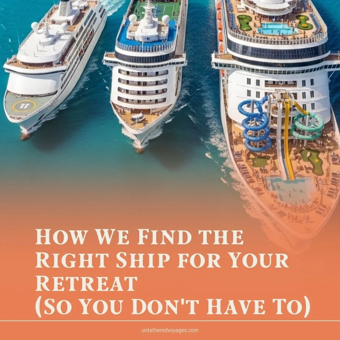 How We Find the Right Ship for Your Retreat (So You Don't Have To)