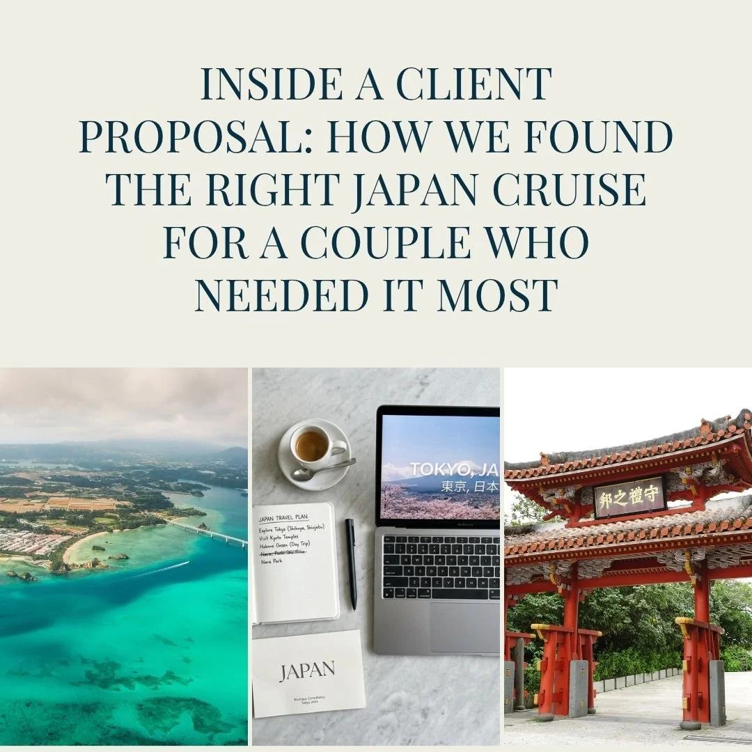 Inside a Client Proposal: How We Found the Right Japan Cruise for a Couple Who Needed It Most