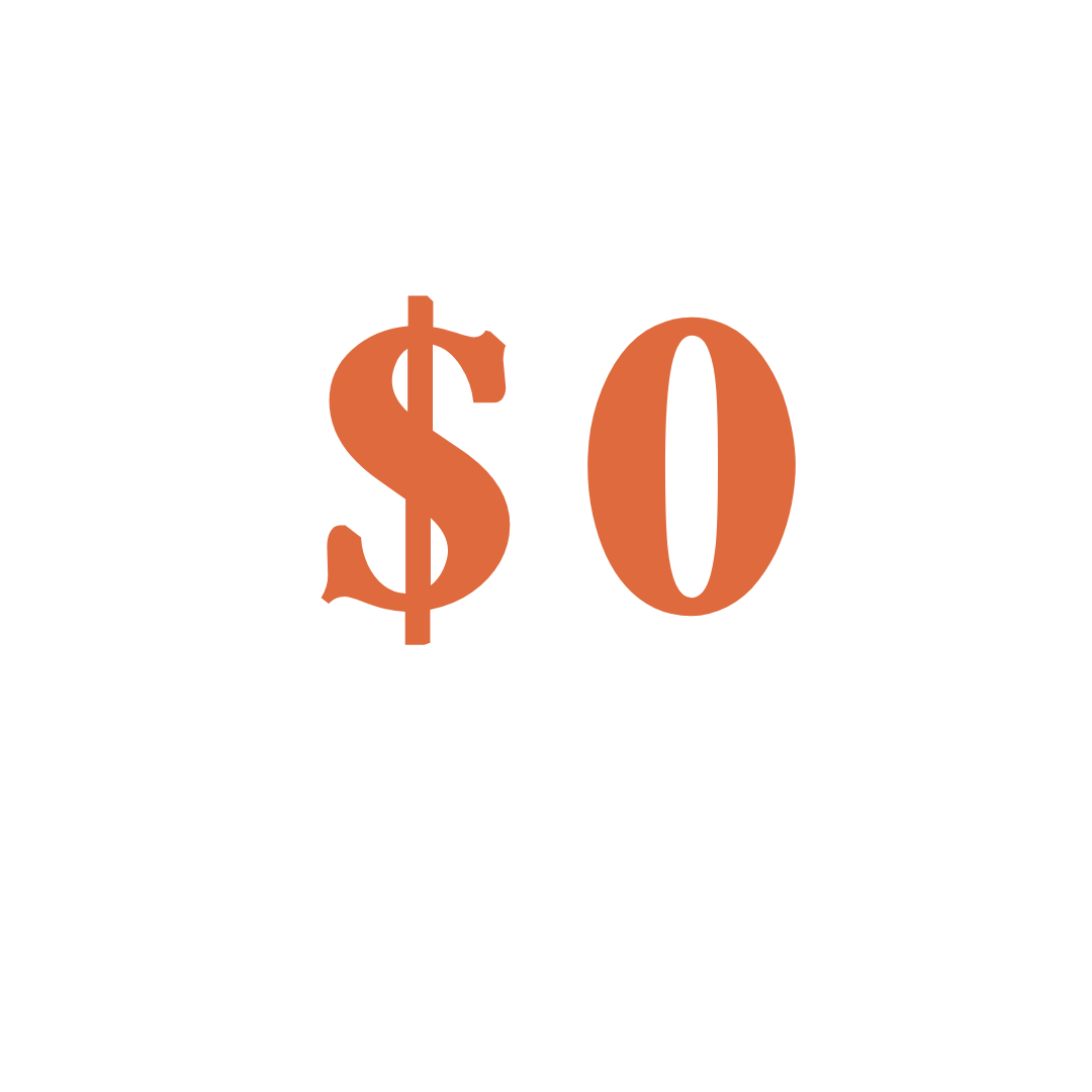 Orange $0 icon