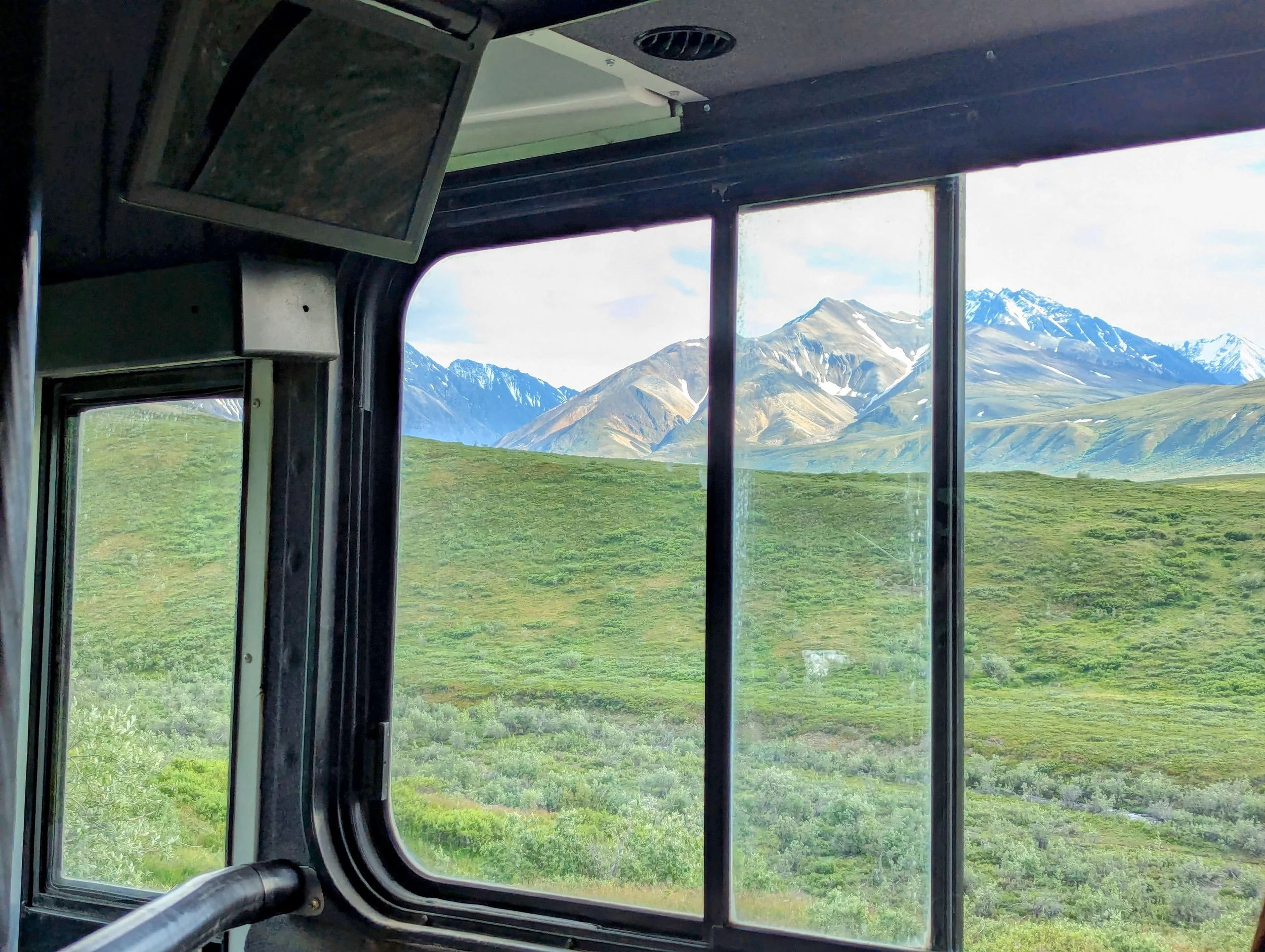 Tundra Bus Tour journey through Denali National Park wilderness landscape