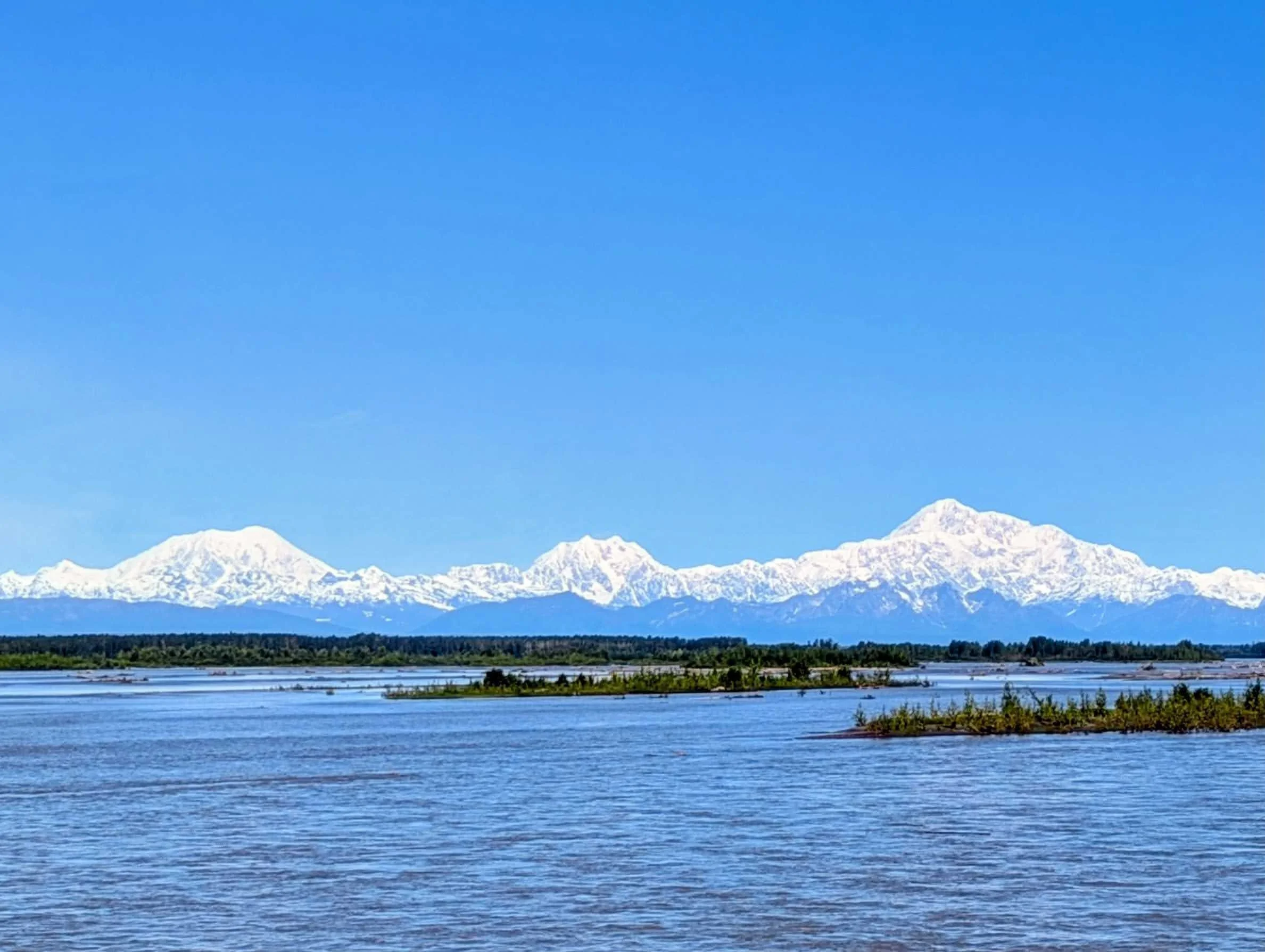 Alaska Railroad journey to Denali National Park wilderness, with Denali in view