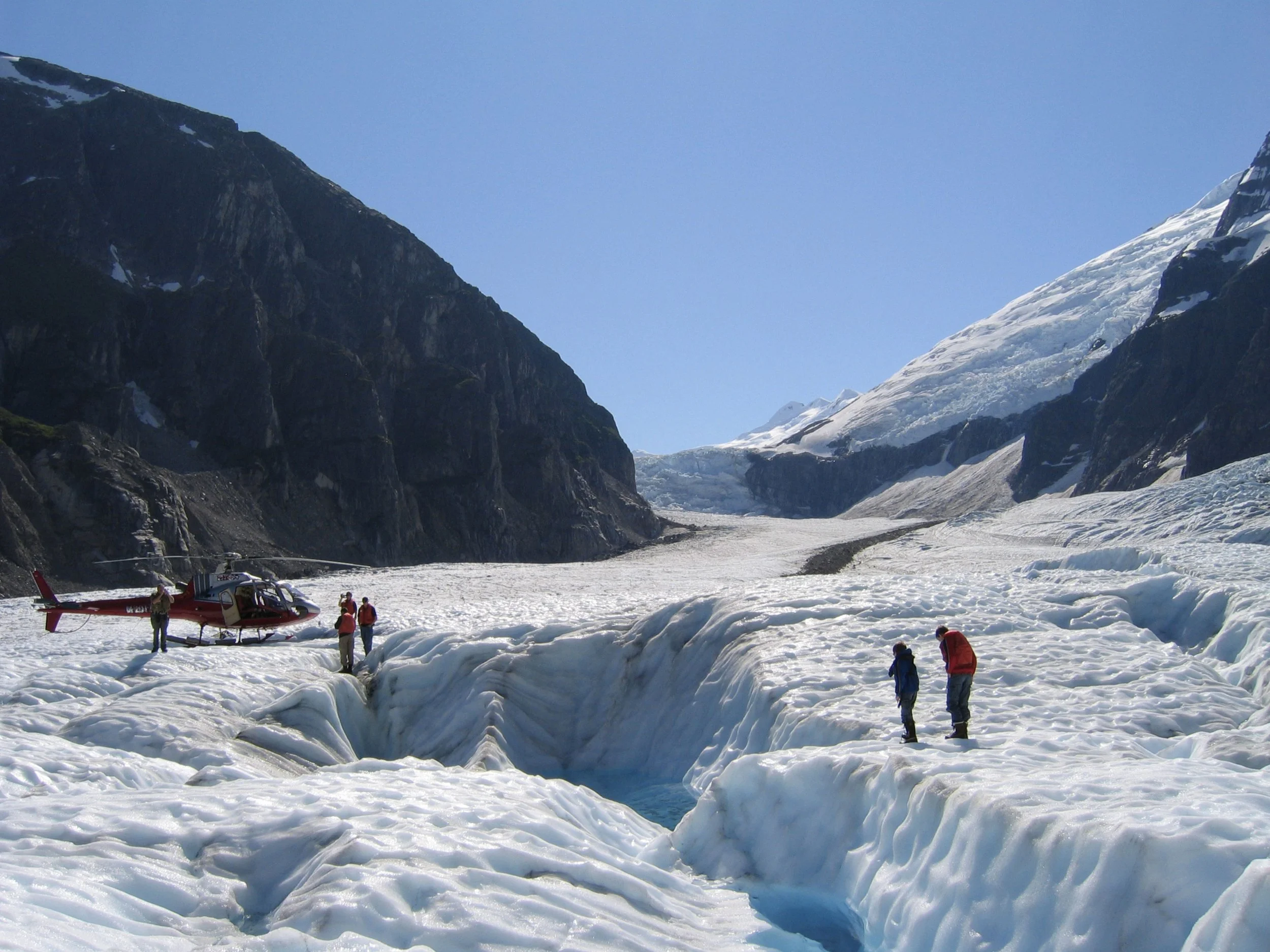 Alaska shore excursion experience with dramatic glacier and mountain scenery