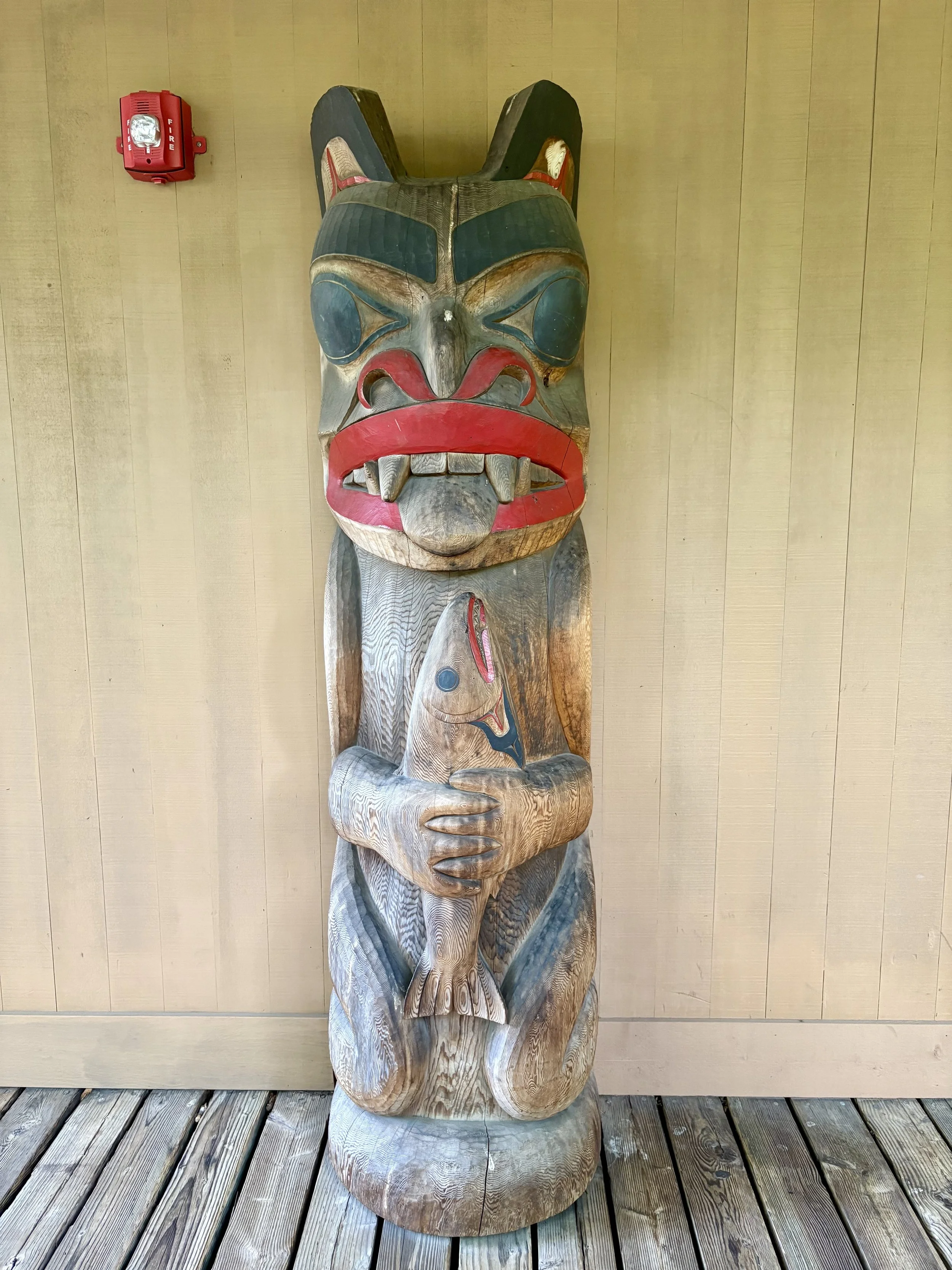 Ketchikan Totem Center Outside Totem
