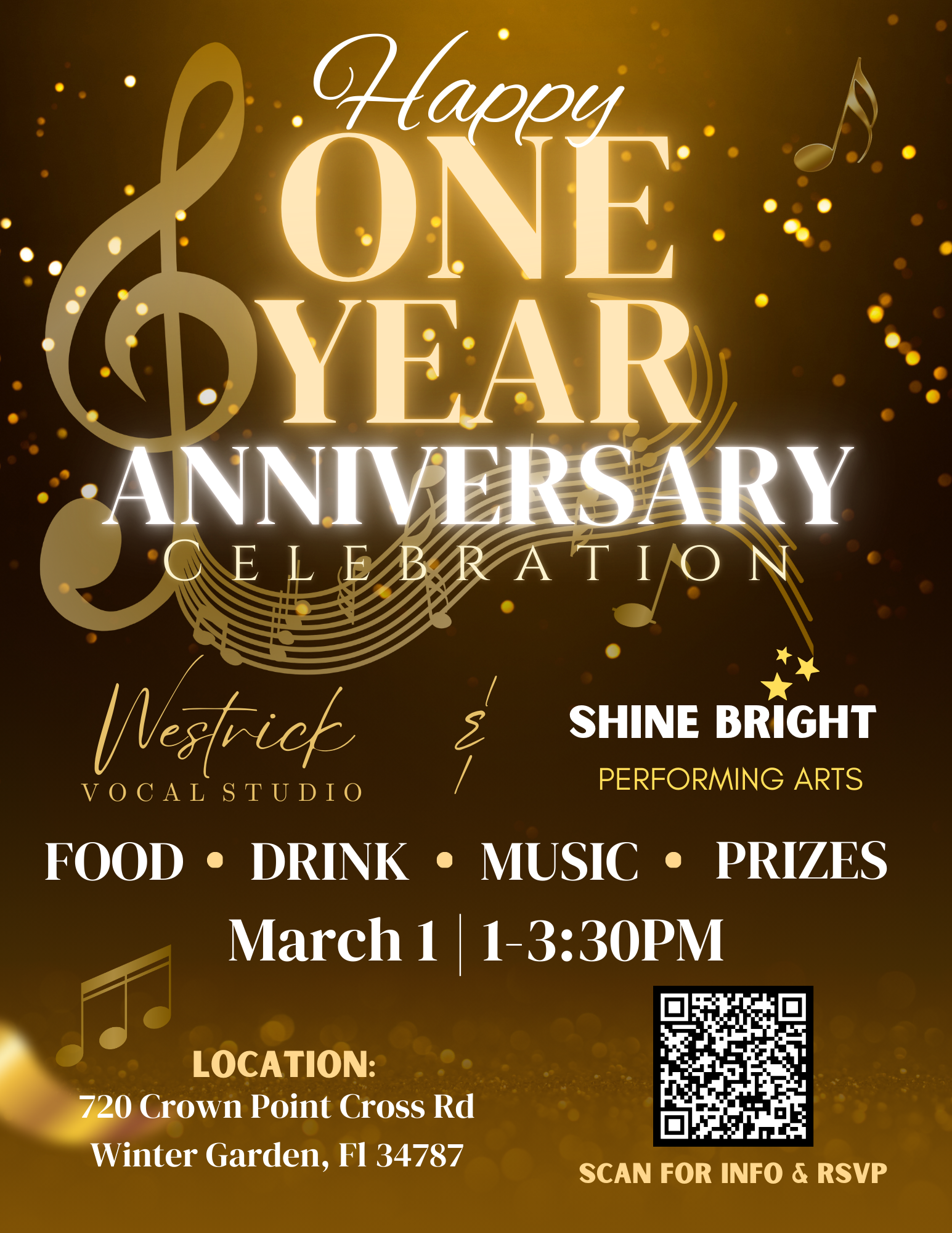 1st Anniversary Celebration