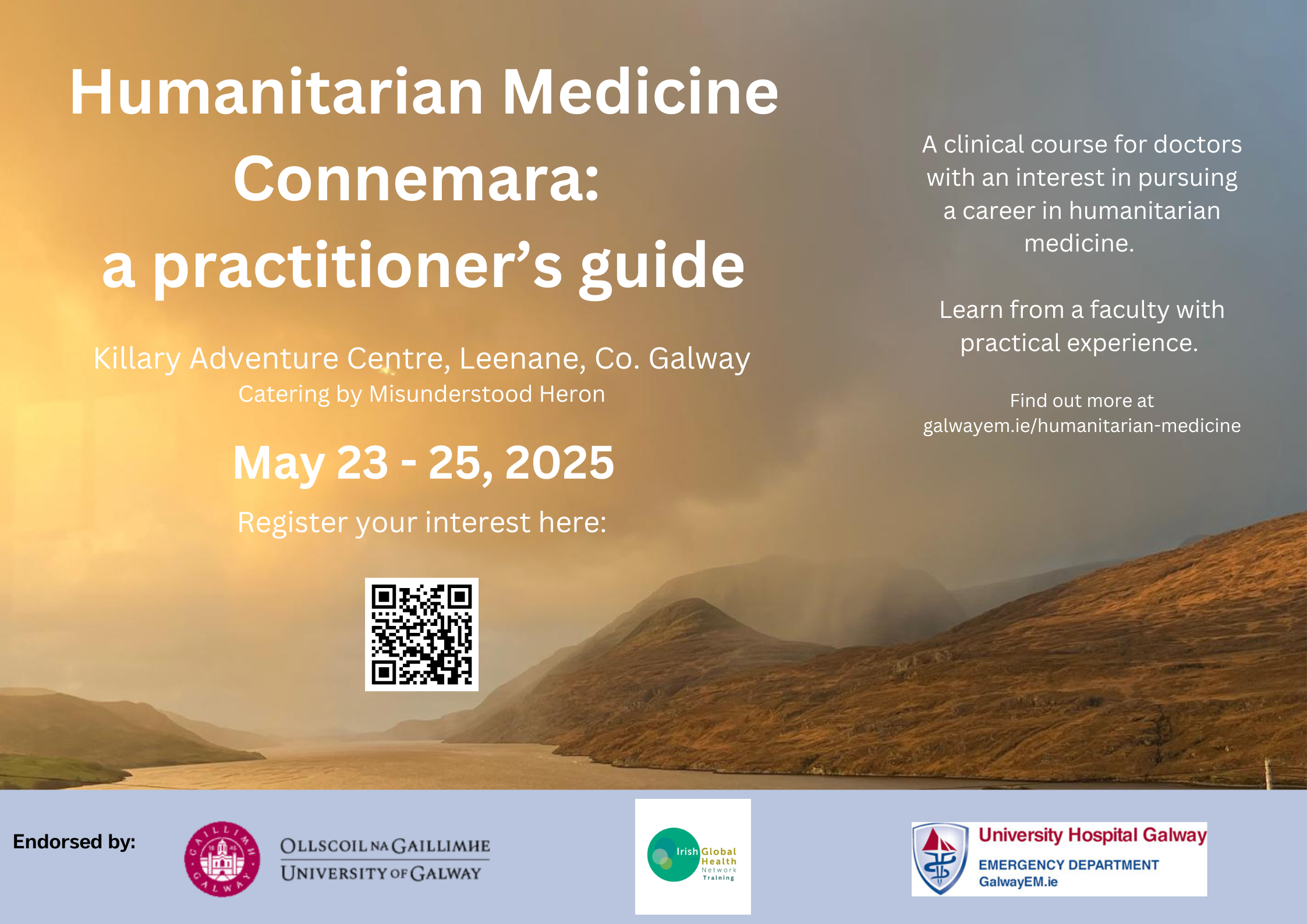 Humanitarian Medicine Galway Emergency Medicine