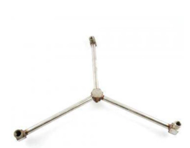 BE 85.791.010S Stainless Steel 3-Tip Rotary Arm for 24” SS Whirl-A-Way Surface Cleaner
