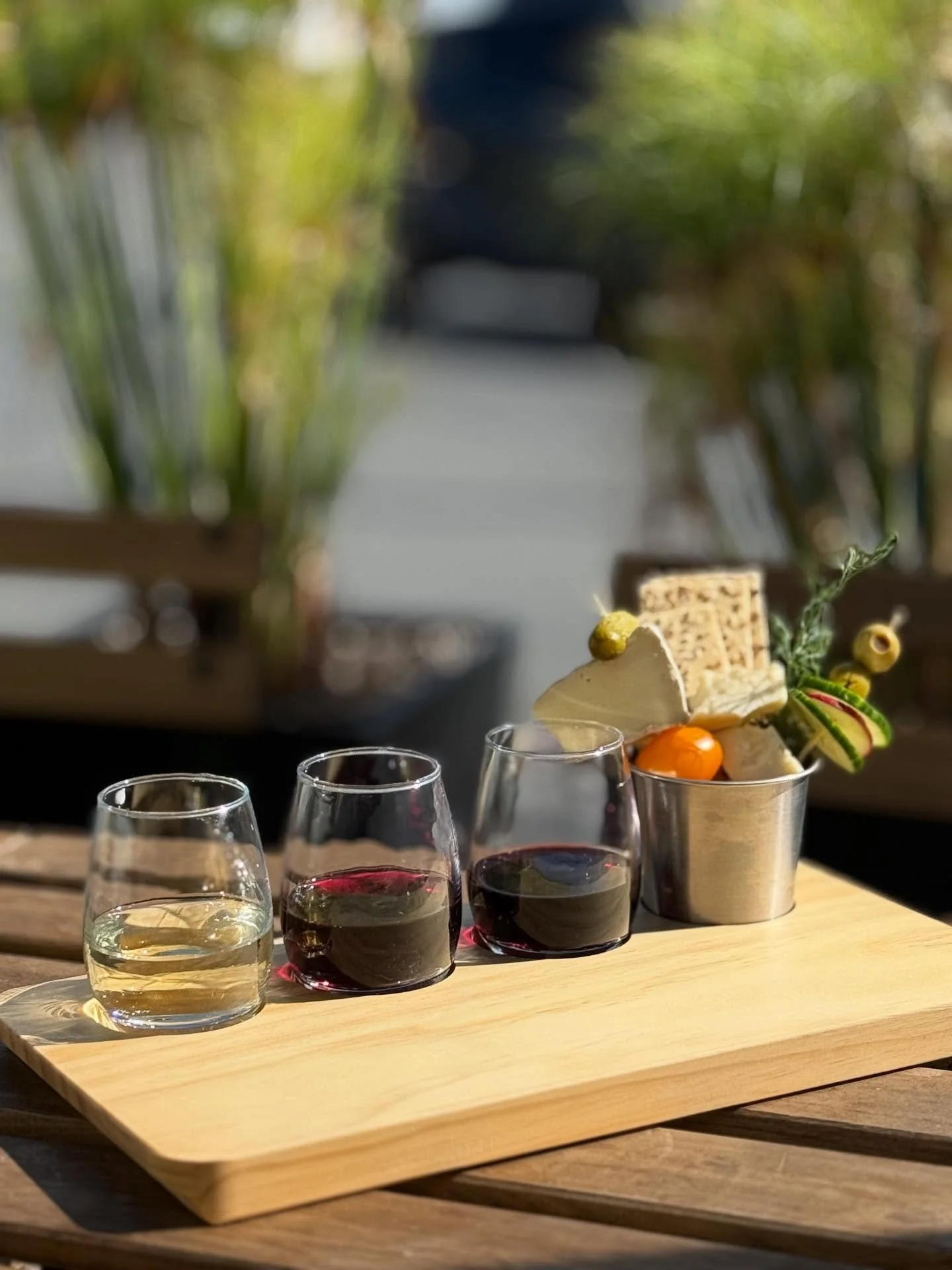 Wednesdays are for wine flights….and snacks! $12 gets you both!