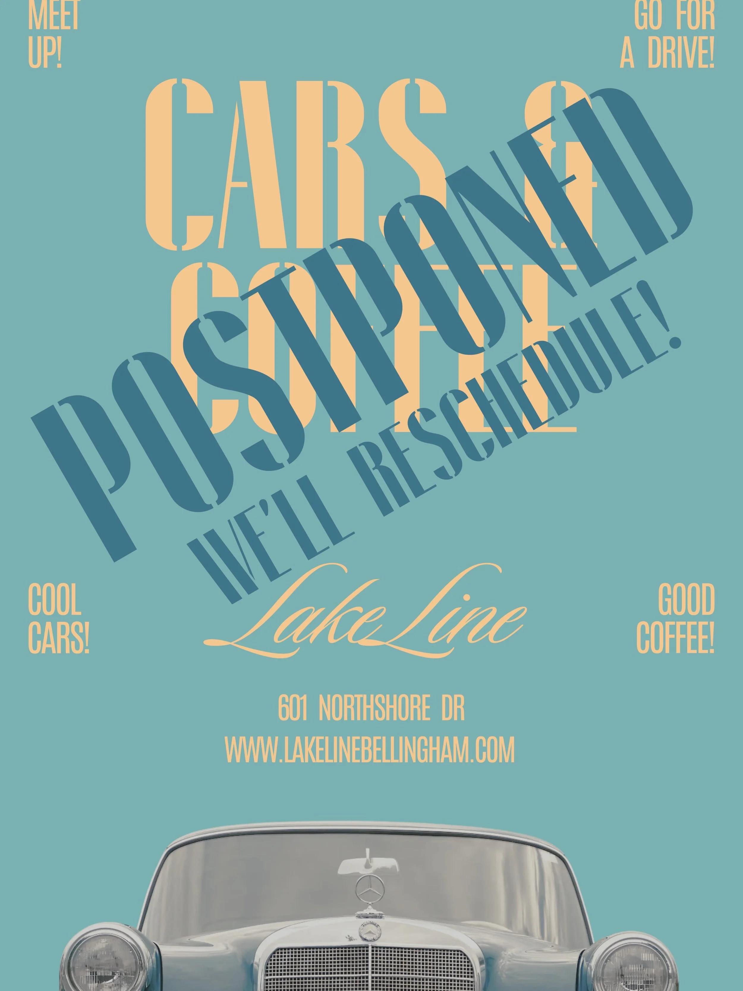 We&rsquo;ve decided to postpone our cars &amp; coffee meet up due to rain being forecast for Saturday morning&hellip; We&rsquo;ll reschedule soon, so keep an eye out!