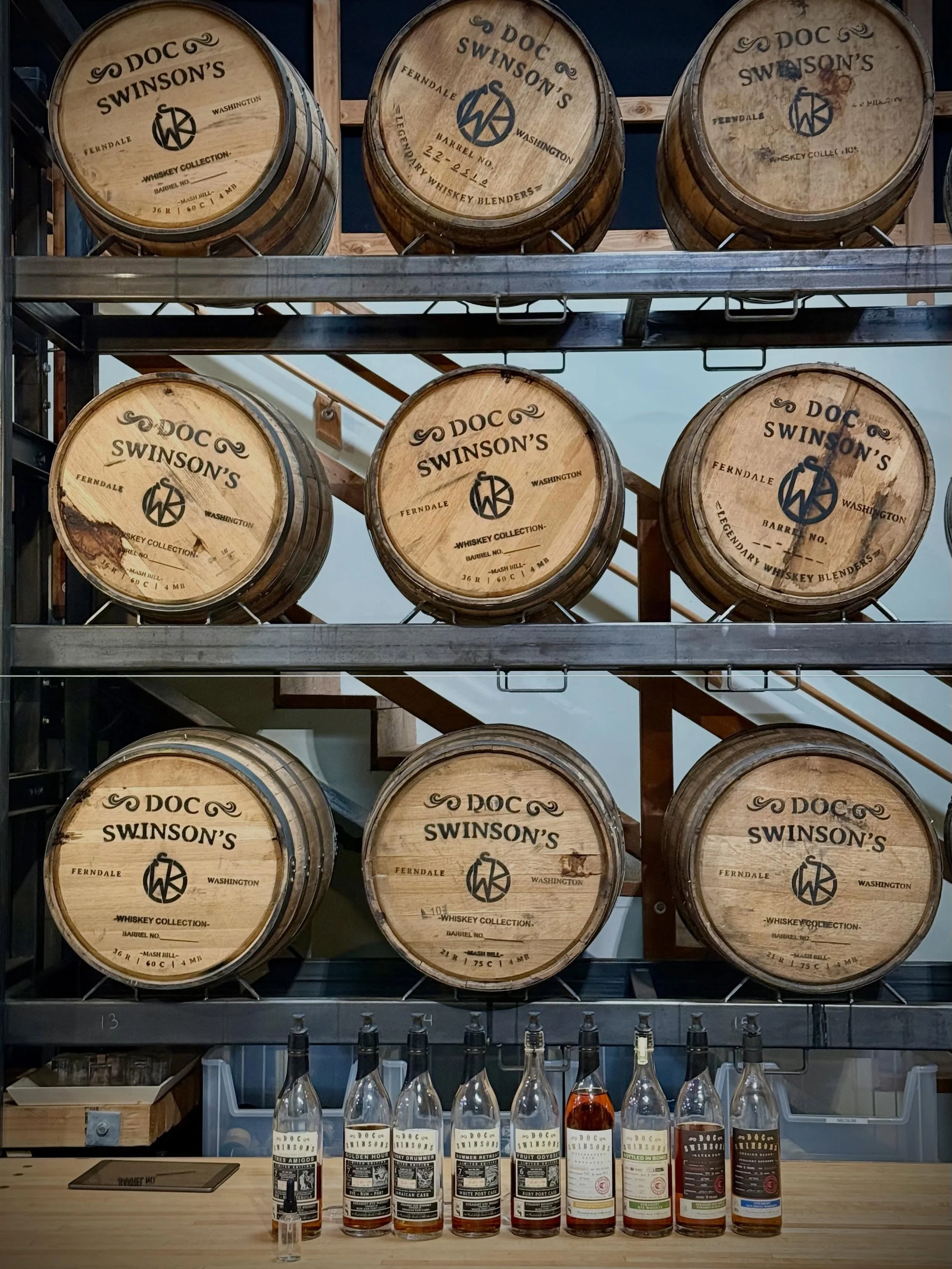 A big thanks to Jesse &amp; @docswinsonswhiskey for hosting our LakeLine Bourbon Club last night! Very cool to see the barrel lab &amp; rickhouse &amp; to taste some great whiskeys. If you haven&rsquo;t been, get out there!