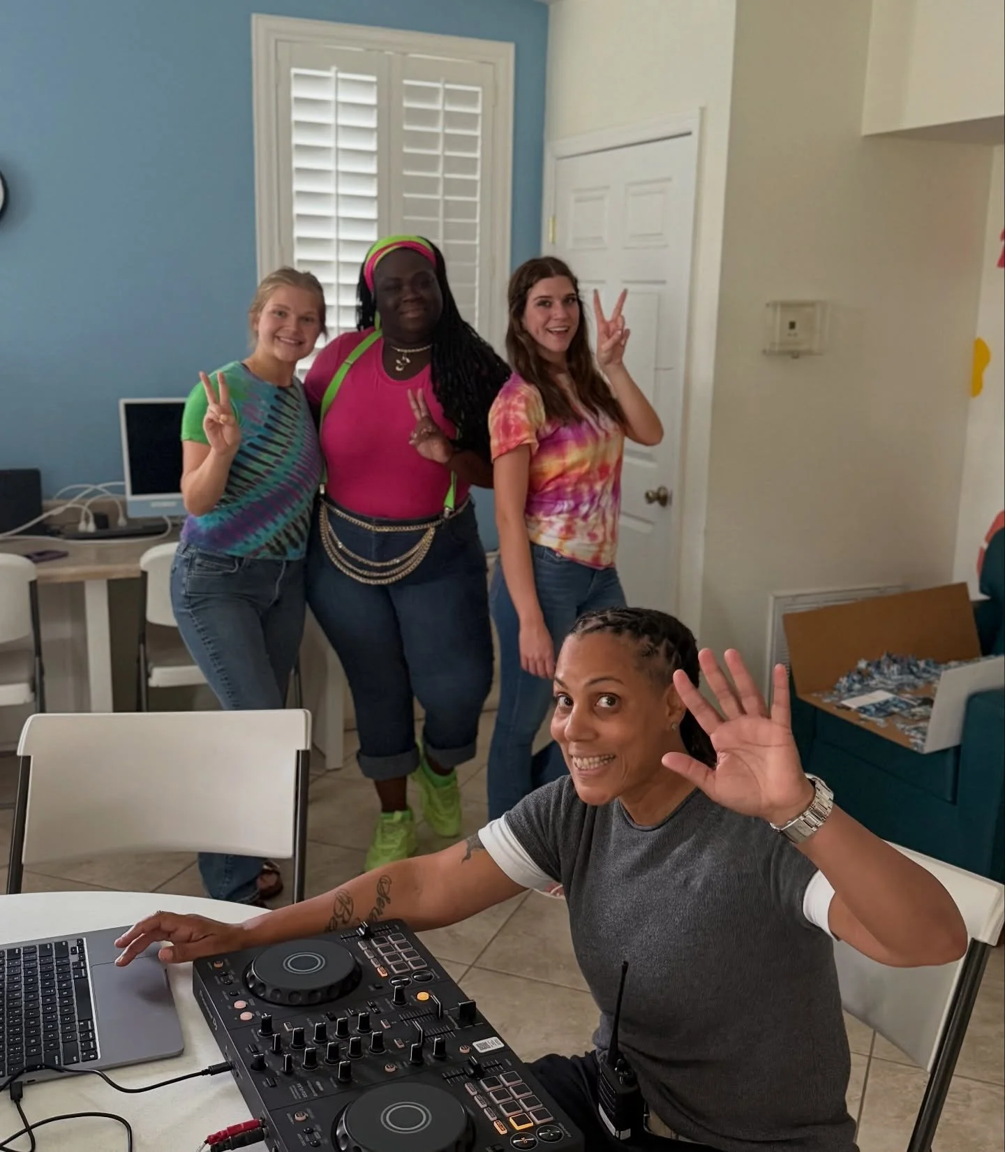 Decades Day and our Tuesday Dance Party &mdash; two ways we come together during Mental Illness Awareness Week to remind everyone that joy, movement, and connection matter 💚🕺✨ 

#mentalillnessawareness #community #orlandofl