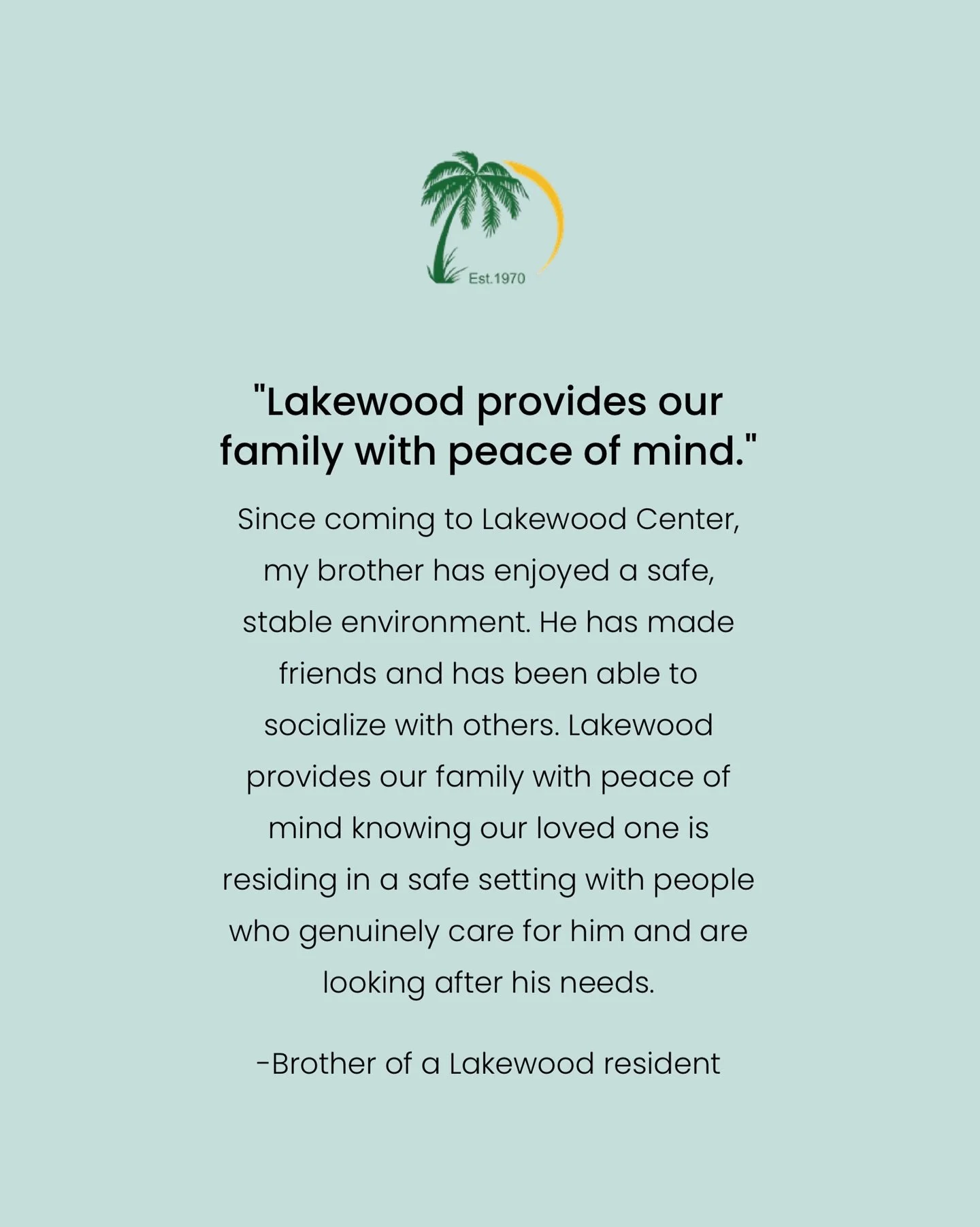 Creating peace of mind for our residents and their families is at the heart of our community at Lakewood Center.

Want to learn more about our programs? Reach out anytime &mdash; we&rsquo;re here to help. 🪴

#lakewoodliving #residentialliving #menta