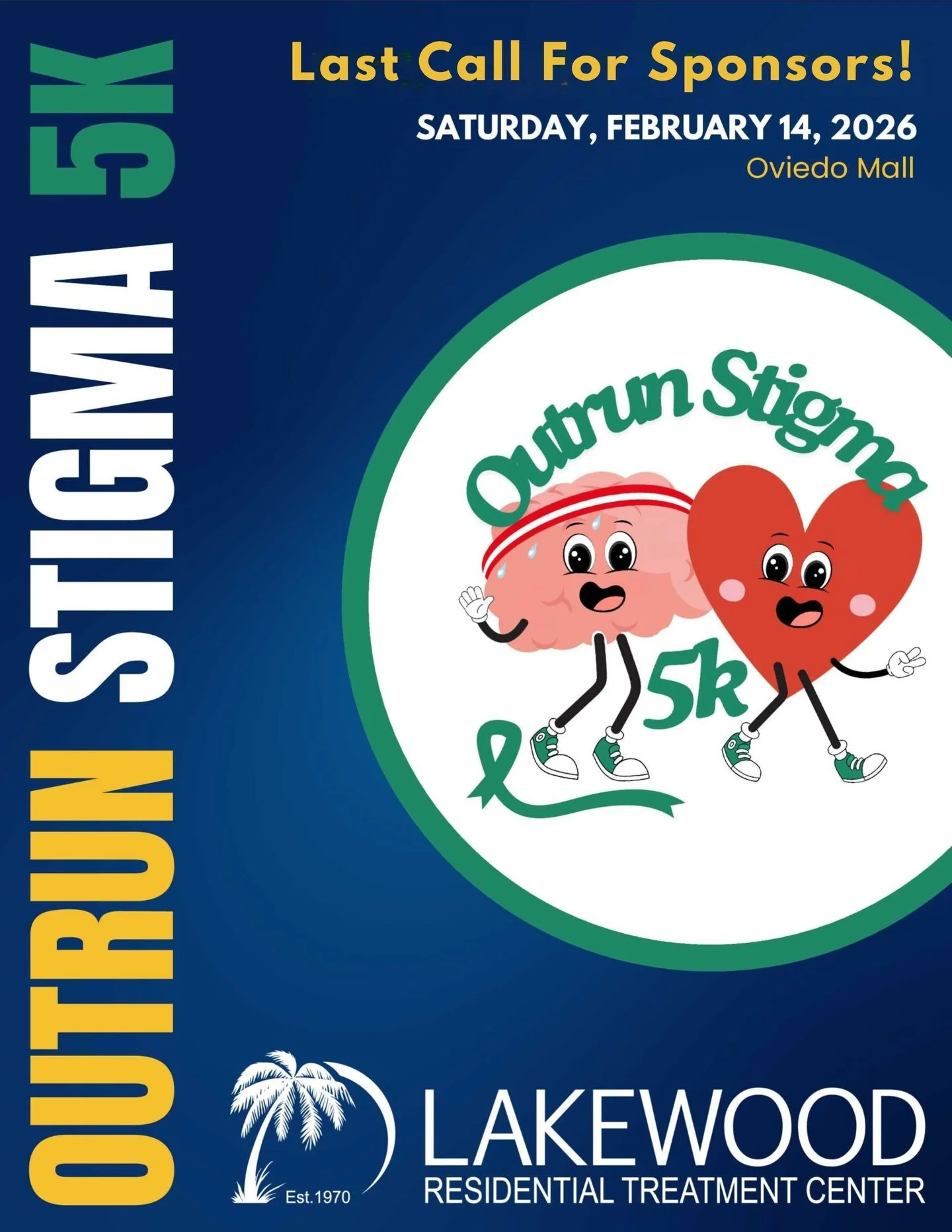 🏃&zwj;♀️ Race day is getting closer!

This is your last call for 5K sponsors and a reminder to register if you haven&rsquo;t yet.

Sponsoring is a great way to support and connect with the community, and we still have sponsorships available from $25