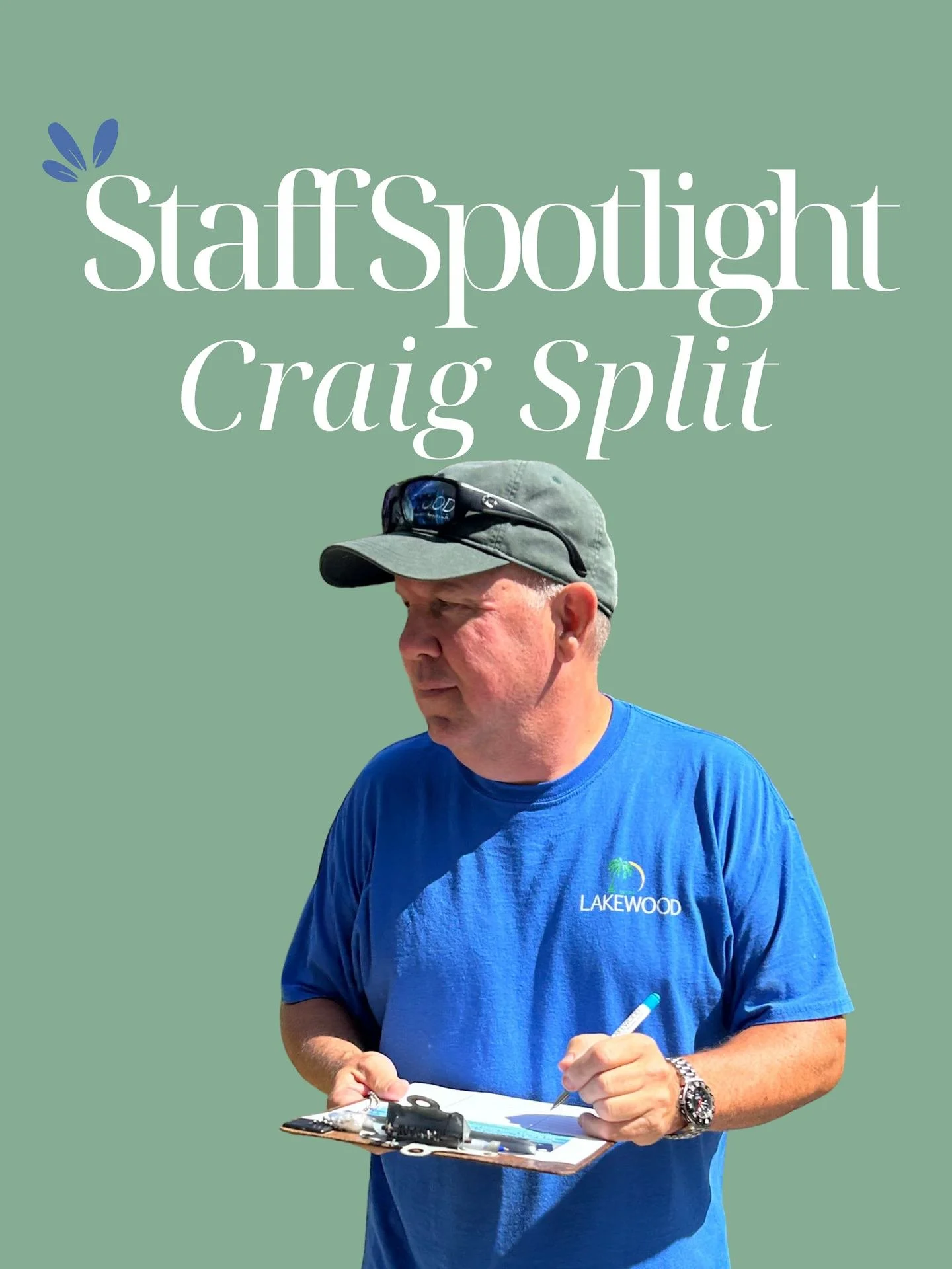 Meet Craig Split, Plant and Safety Manager at Lakewood Center.

Craig has been part of our team for 11 years, and in that time, he's become an essential presence in the daily life of our community. For Craig, the most rewarding part of his work is wa