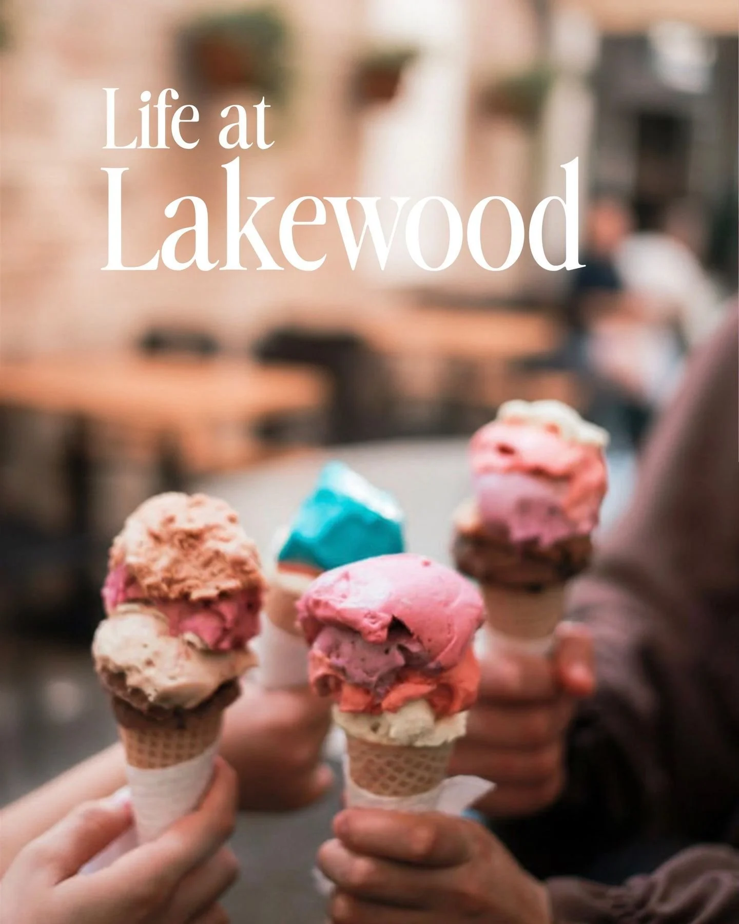 This is what a Thursday afternoon at Lakewood looks like. 🍦☀️

An ice cream pool party, a sundae bar stacked with options, and a community that showed up to enjoy every scoop of it.

These are the moments that make this place feel like home.

More s