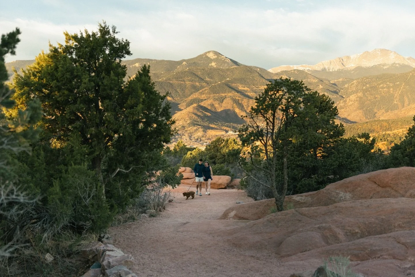 a sweet sunrise proposal at Garden of the Gods 🫶🏼