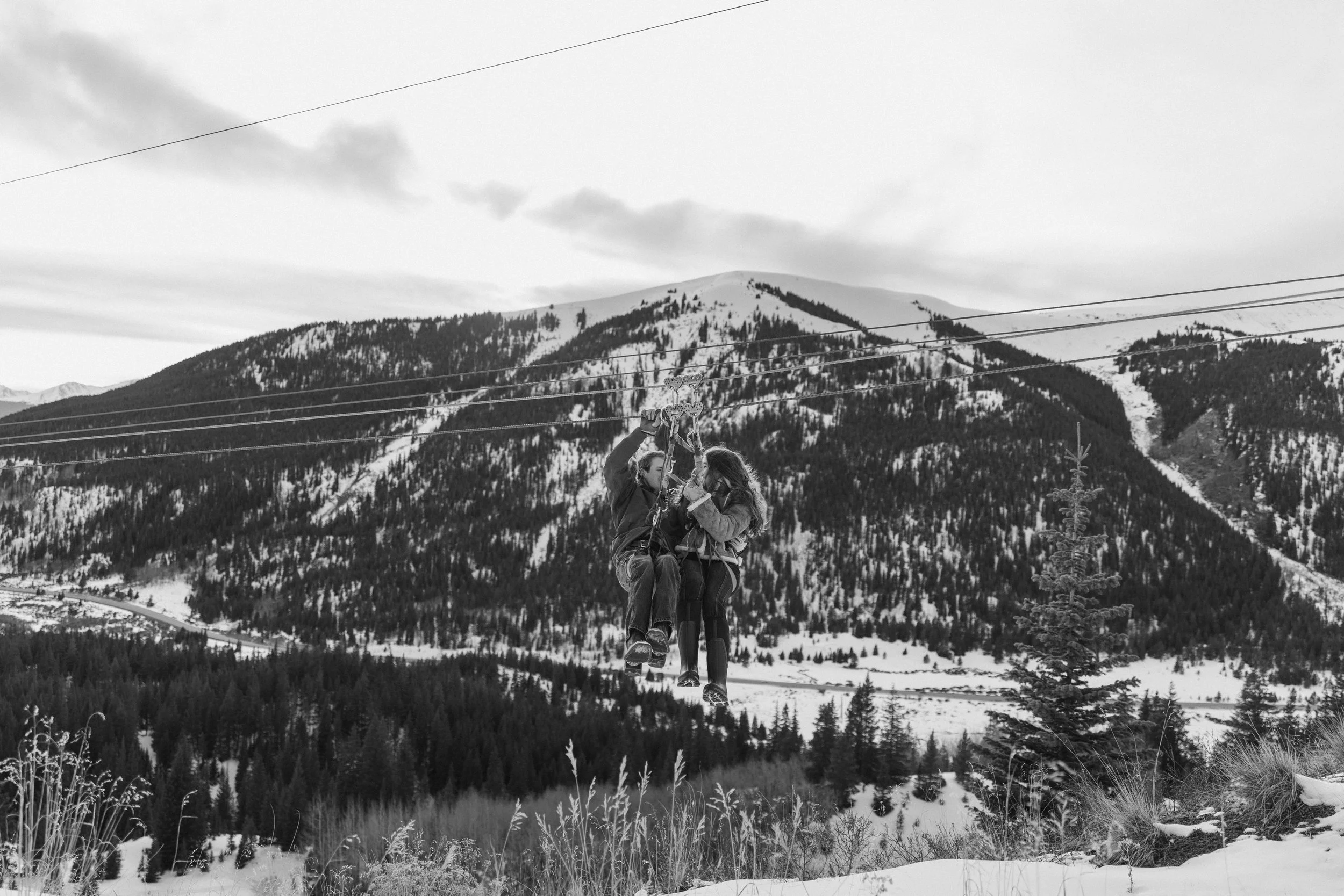 Adventure engagement session in Colorado