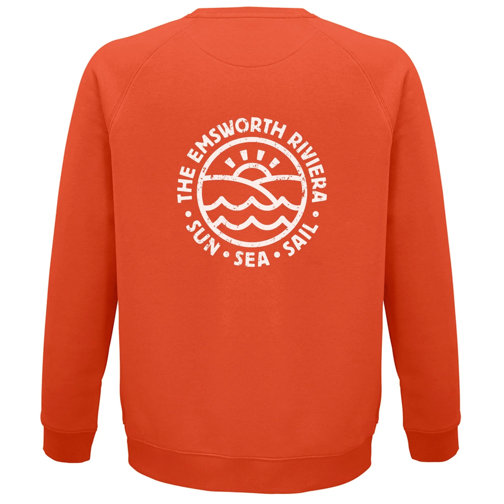 Emsworth Riviera Raglan Crew_Orange Back.jpg