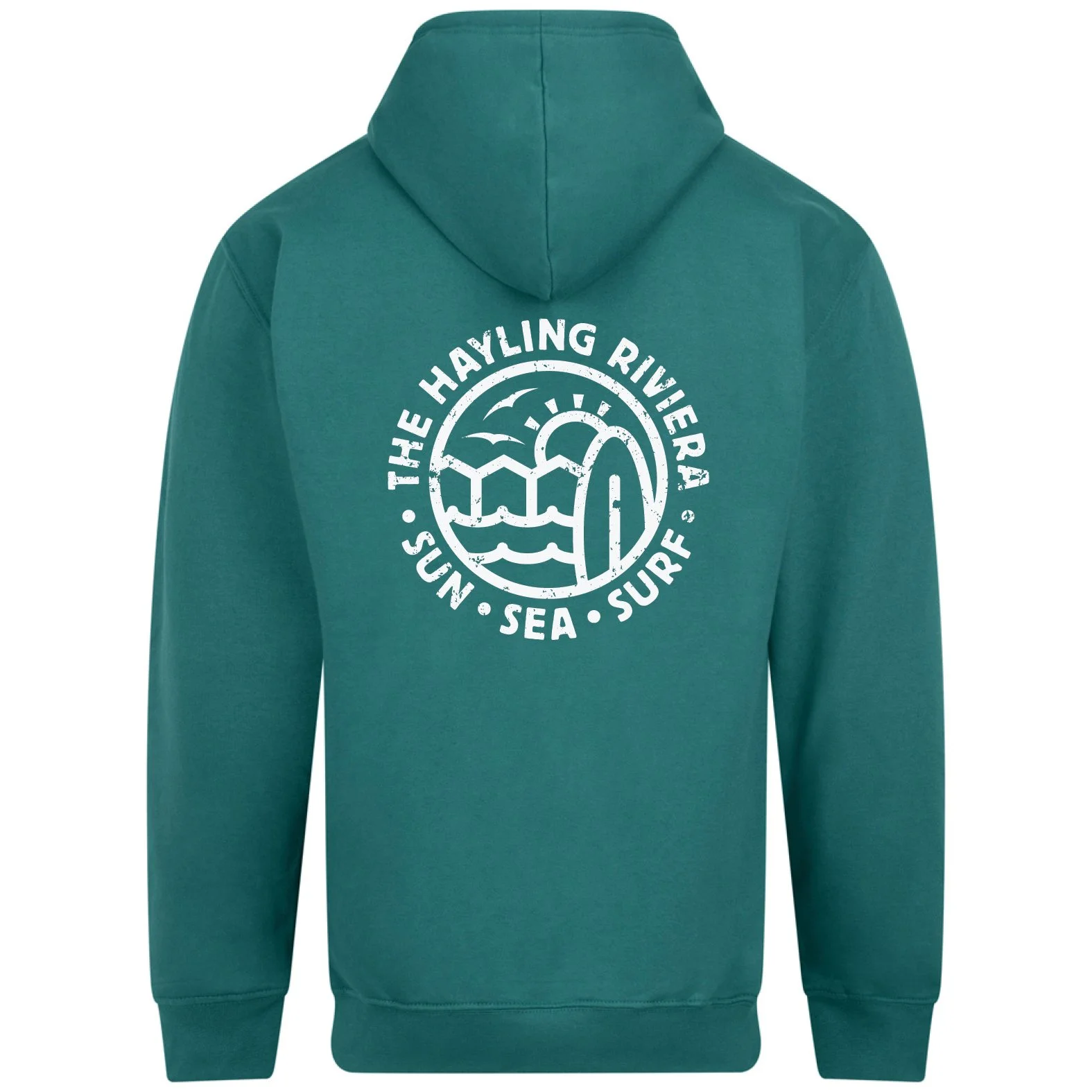 Hayling Riviera Hoodie_Teal Back.jpg