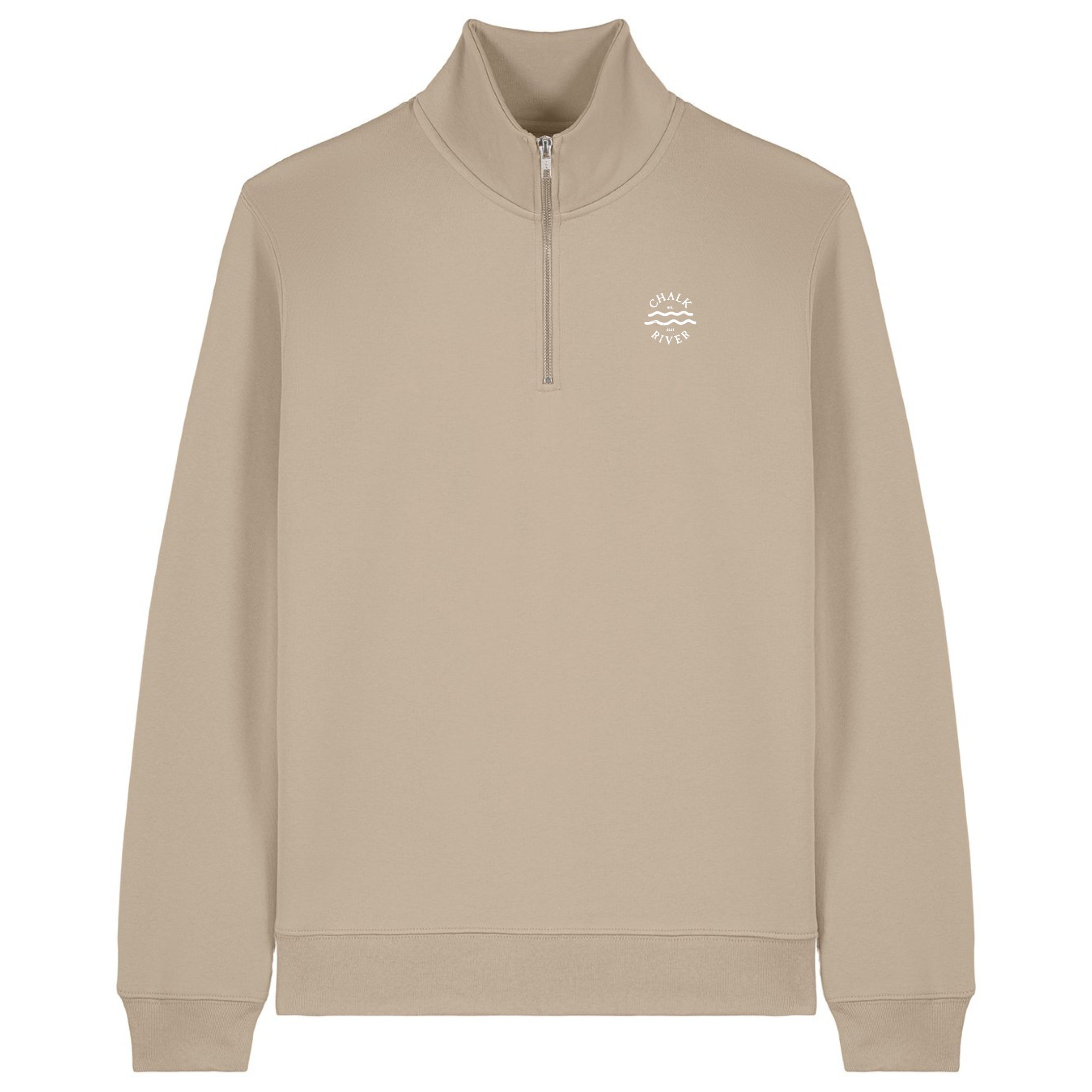 Chalk River 1:4 Zip Sweatshirt_Dust Front Print.jpg