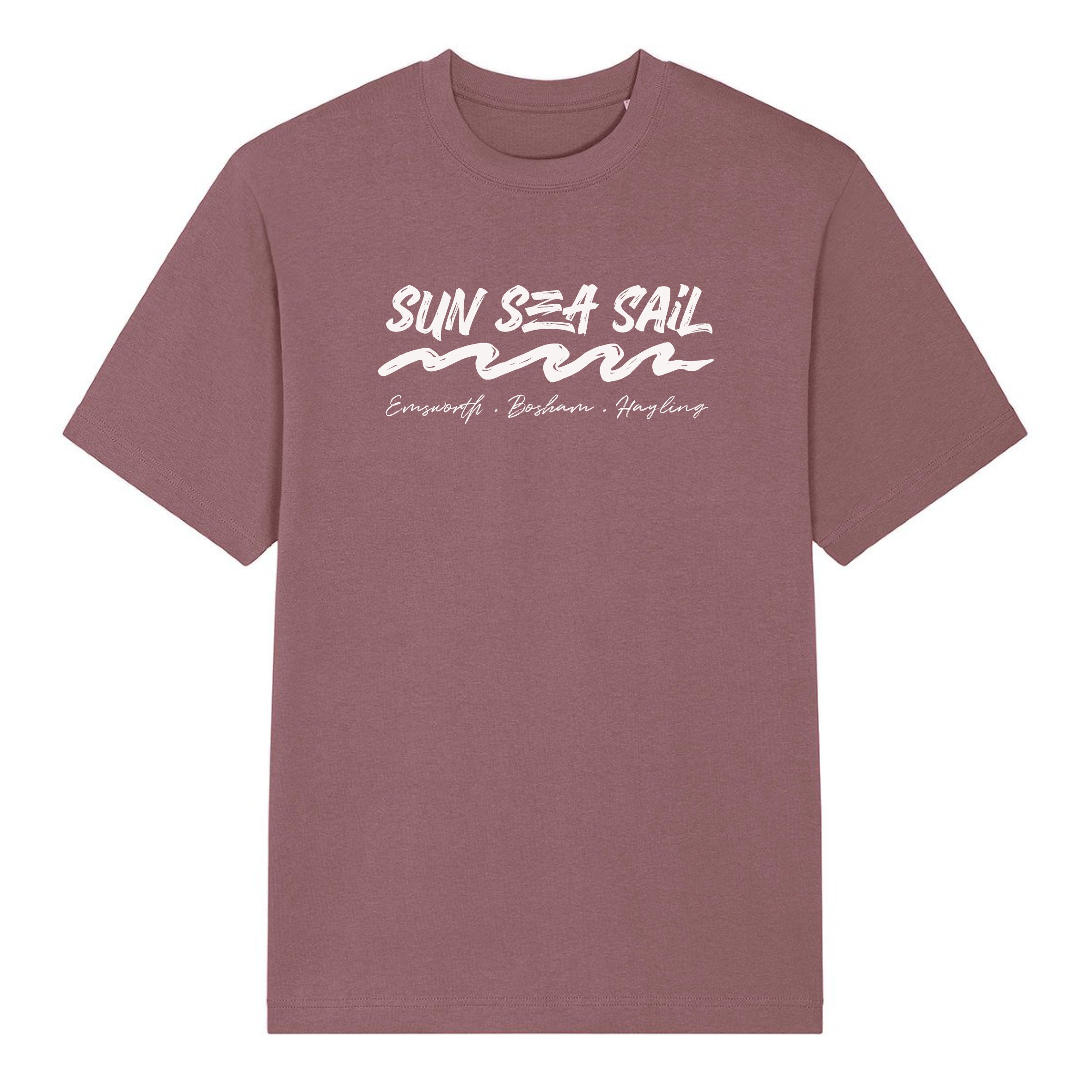 Chalk River Emsworth, Bosham, Hayling Sun Sea Sail T-Shirt_Kaffa.jpg