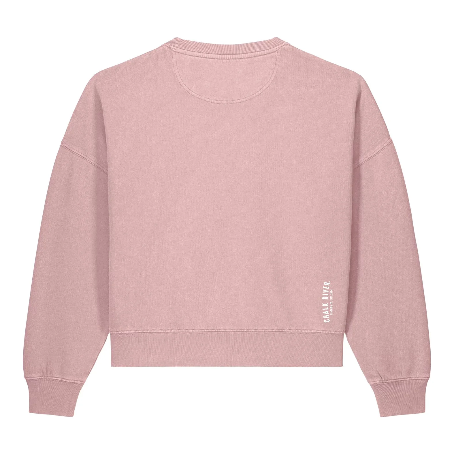 Women's 100% Cotton Sweater - Faded Pink Back.jpg