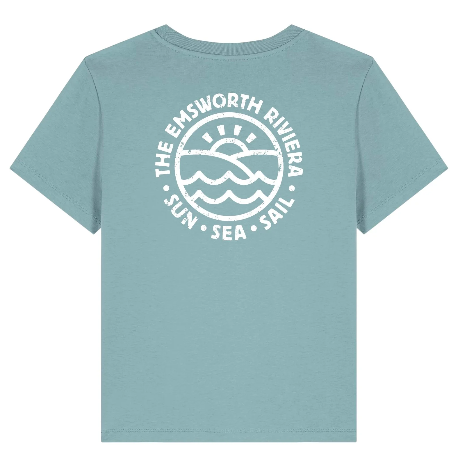 Women's Emsworth Riviera 100% Cotton T-Shirt - Pebble Back.jpg