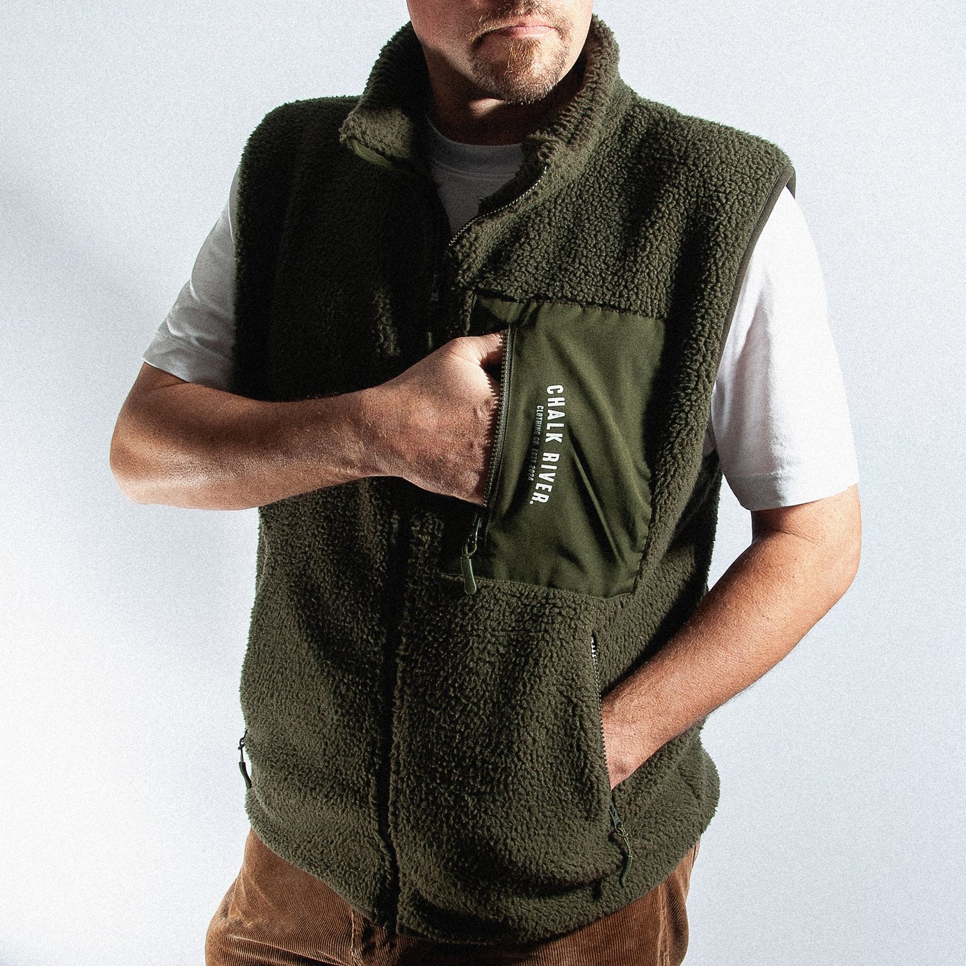 Zip Sherpa Gilet
