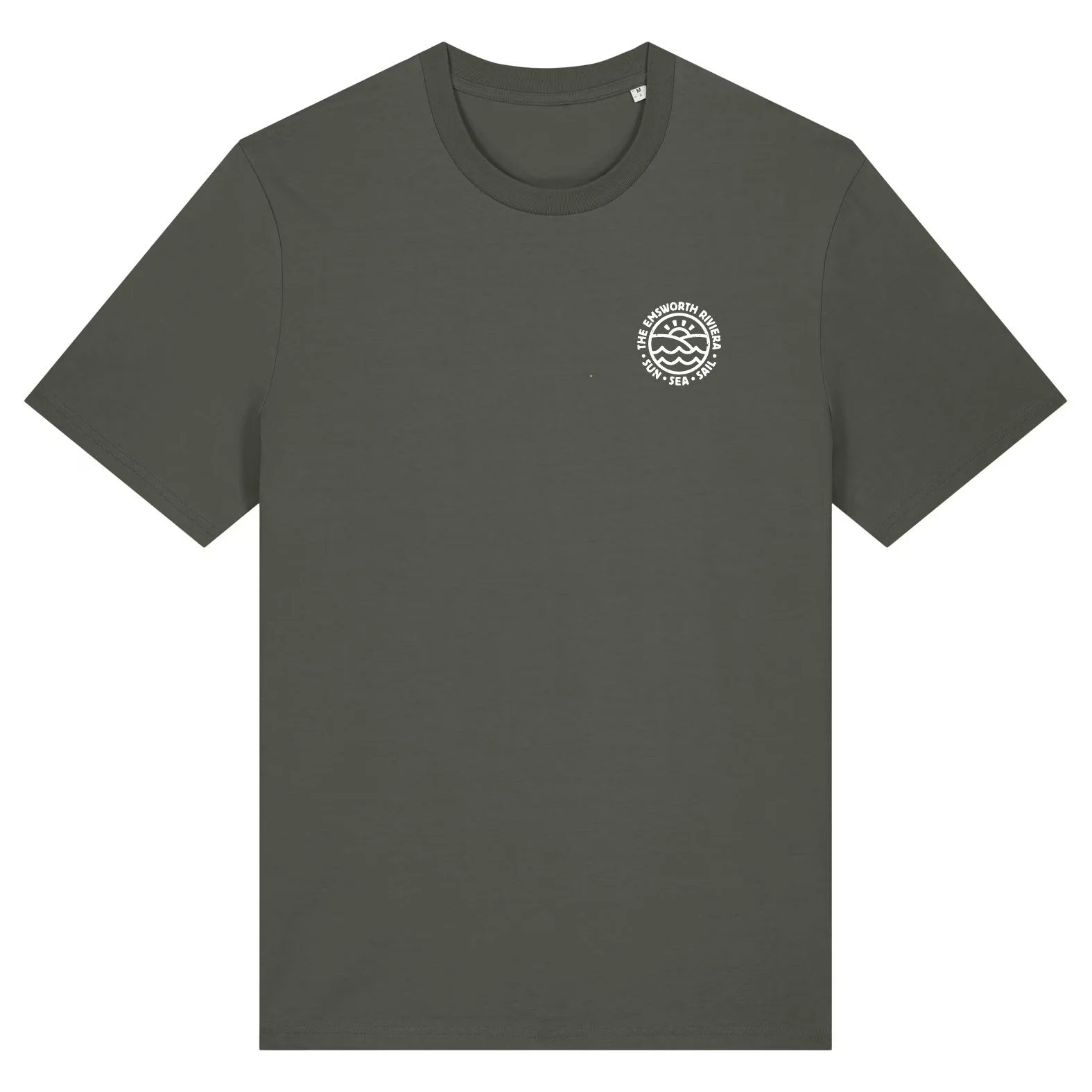 Emsworth Riviera TShirt_Khaki Front.jpg