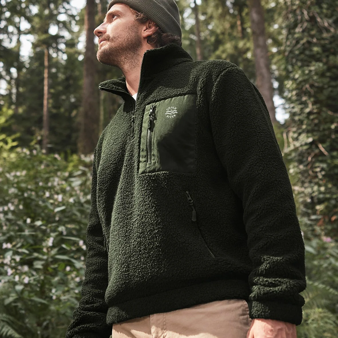 1/4 Zip Sherpa