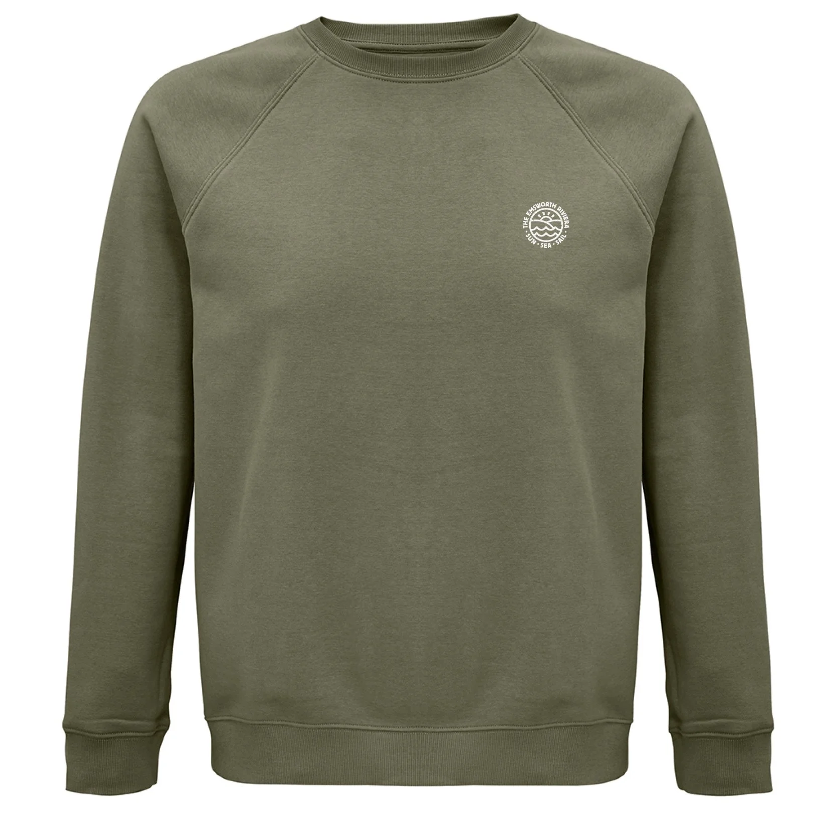 Emsworth Riviera Raglan Crew_Khaki Front.jpg
