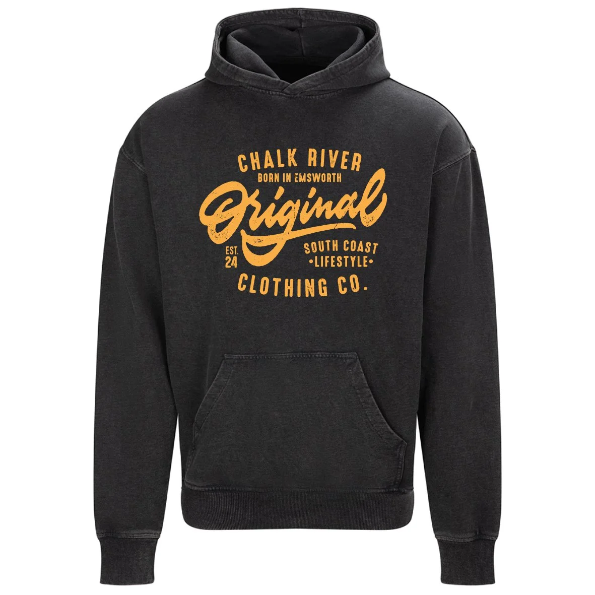 Chalk River Original Washed Hoodie Front.jpg
