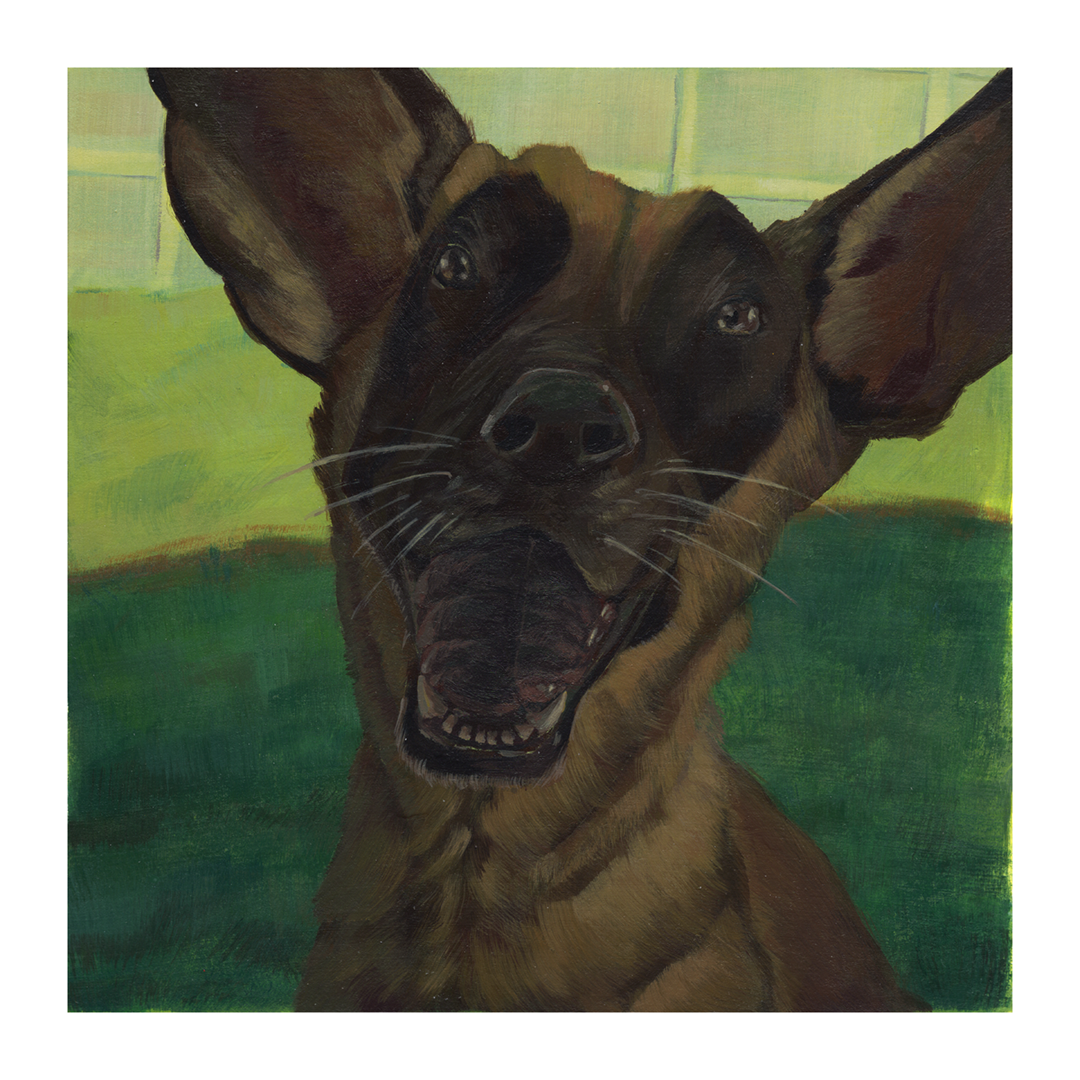 8"x8" Acrylic on Hotpress Paper Mounted to Illustration Board - $120