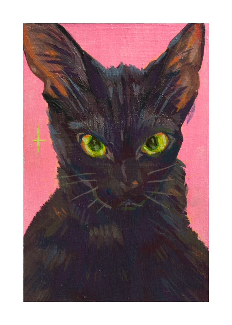 2.5"x3.5" Acrylic on Bristol Paper - Sold