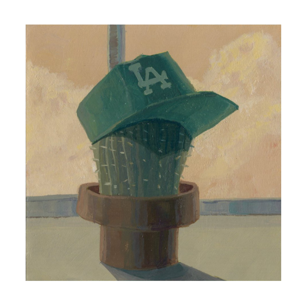 3"x3" Acrylic on Sticky Note - Sold