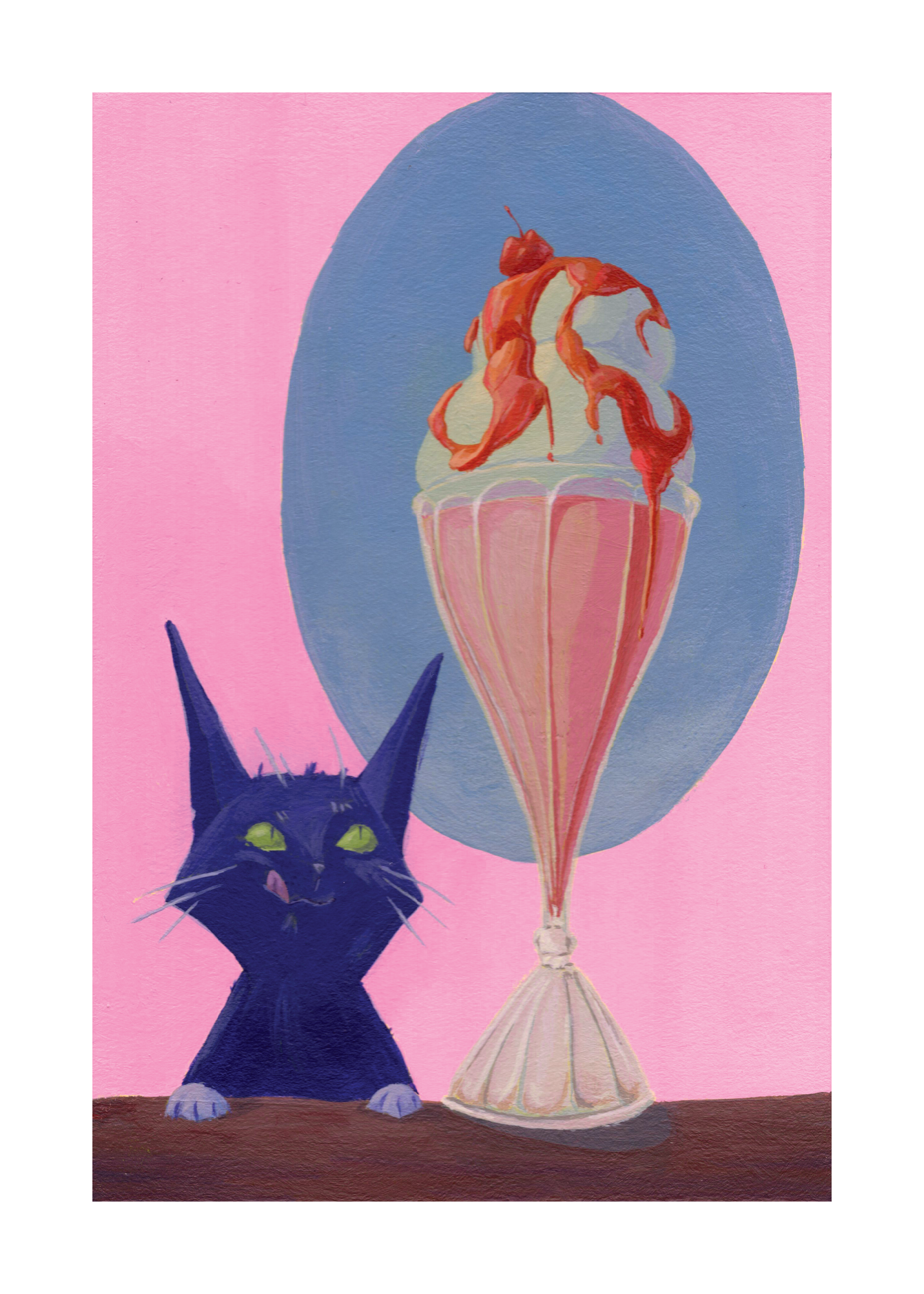 5"x7" Acrylic on Illustration Board - Sold