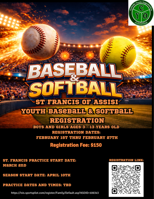 CYO Baseball &amp; Softball 