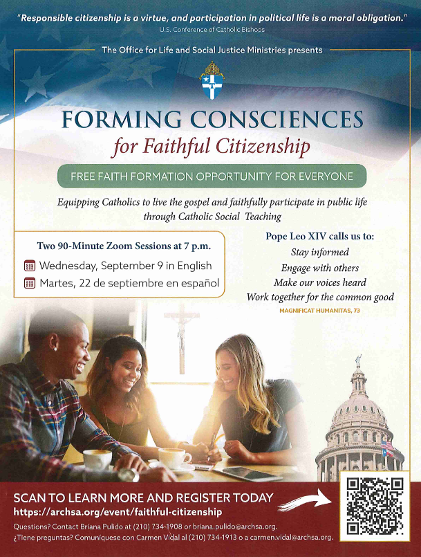 Forming Consciences for Faithful Citizenship