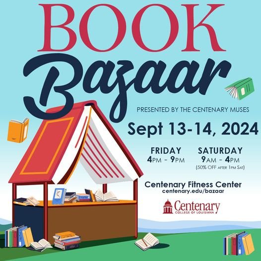 The 37th Centenary Muses Book Bazaar is THIS WEEKEND! 📖📚