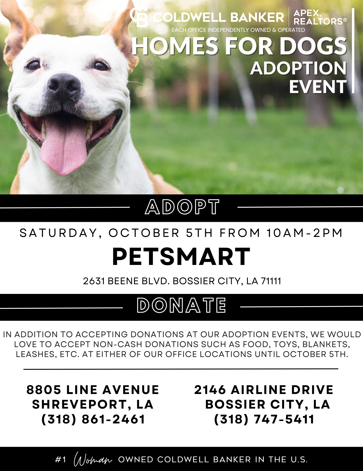 Coldwell Banker Apex Hosts Annual "Homes for Dogs" Adoption Event