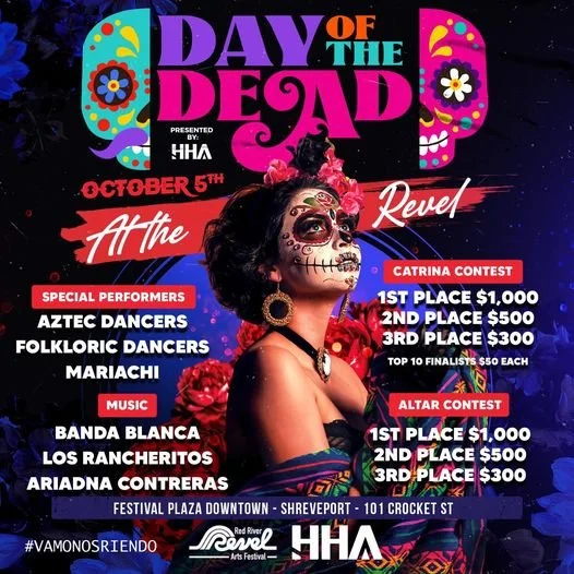 Red River Revel 2024: Where Art, Music, and Culture Unite with Día De Muertos Celebration