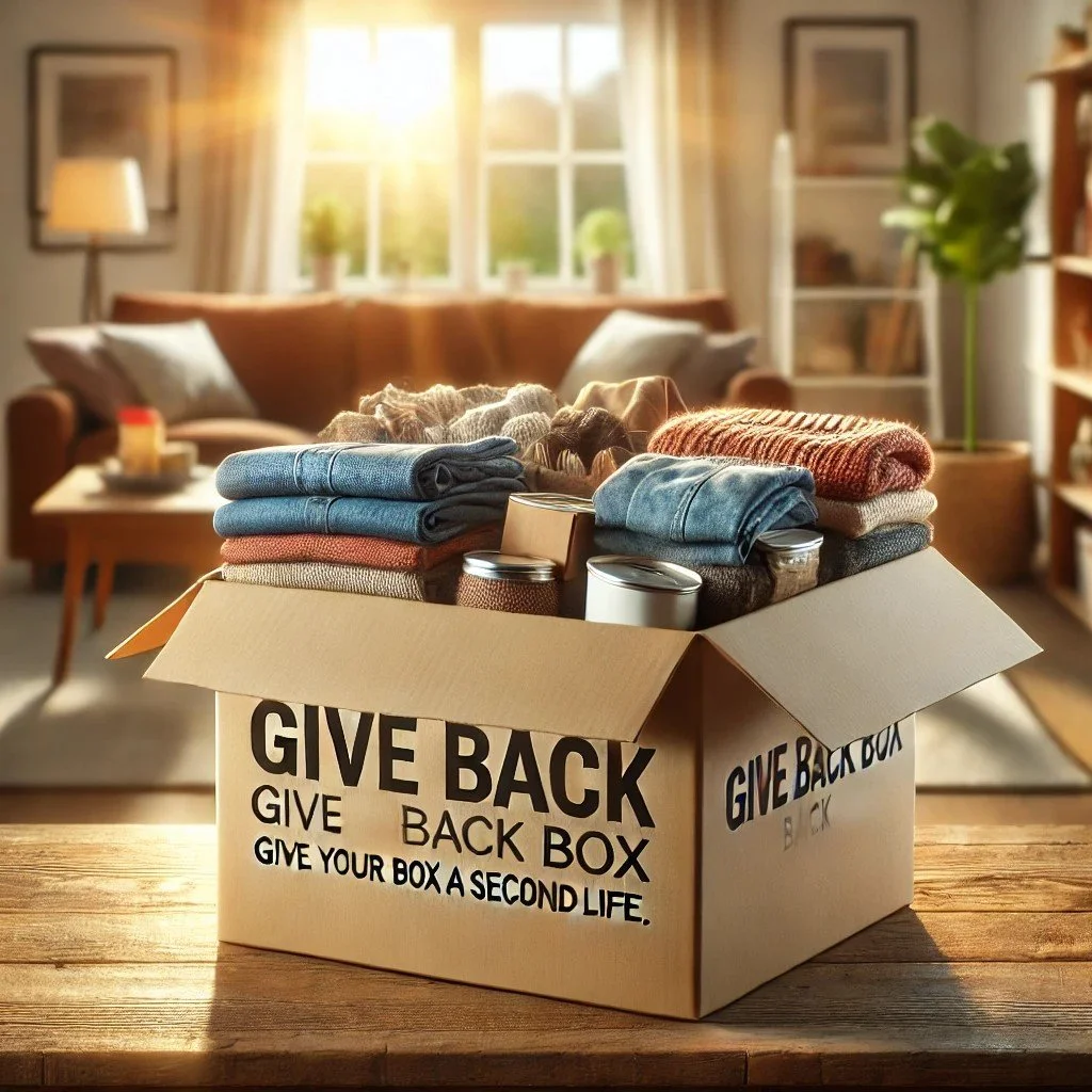 Give Back Box: Turning Online Shopping Boxes into Tools for Good