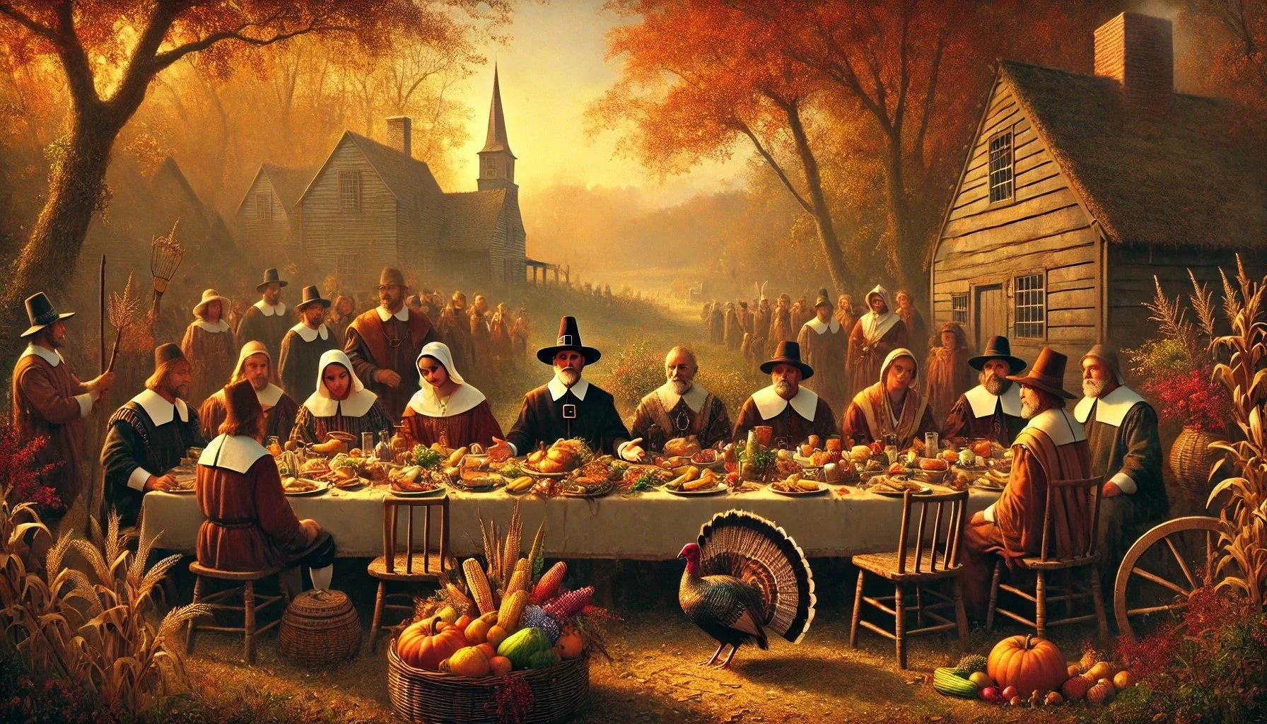 The First Thanksgiving: A Tale of Gratitude and Friendship