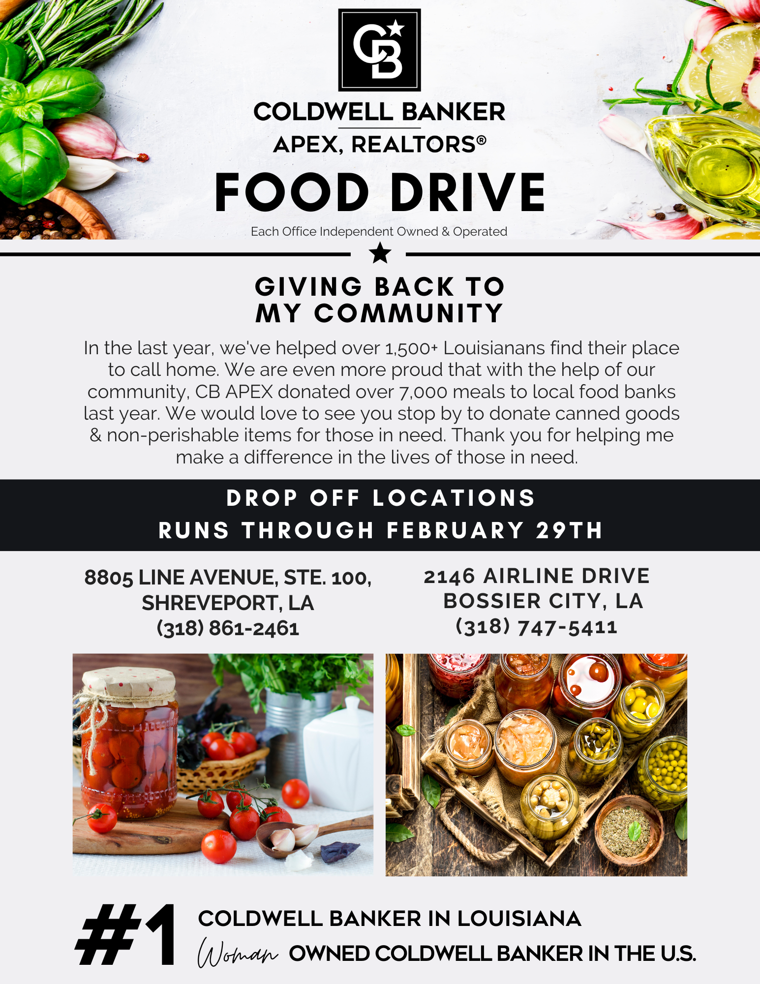 Coldwell Banker Apex Food Drive: Giving Back to Our Community