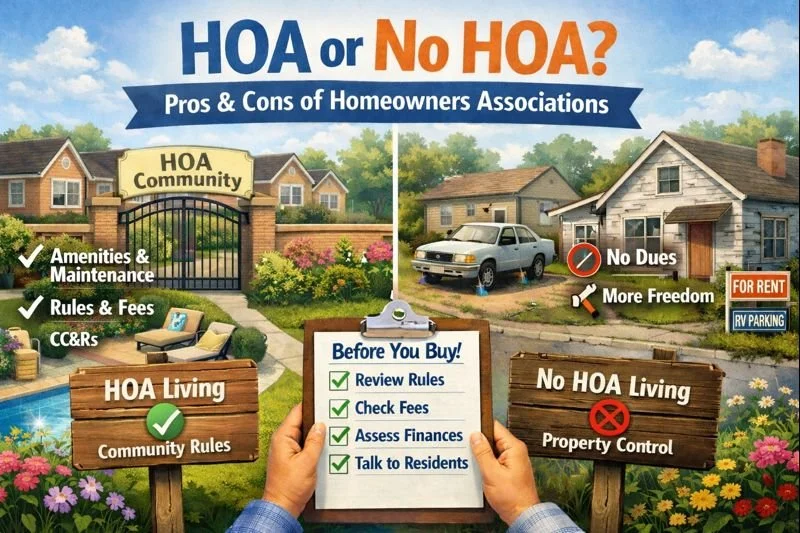 HOA or No HOA? Pros, Cons, and What Homebuyers Should Know Before Deciding