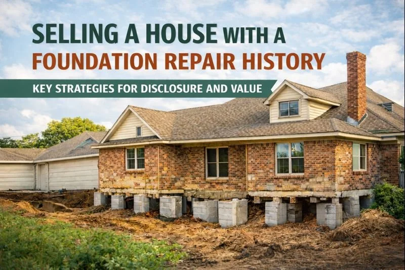 Selling a House with a Foundation Repair History — What You Really Need to Know