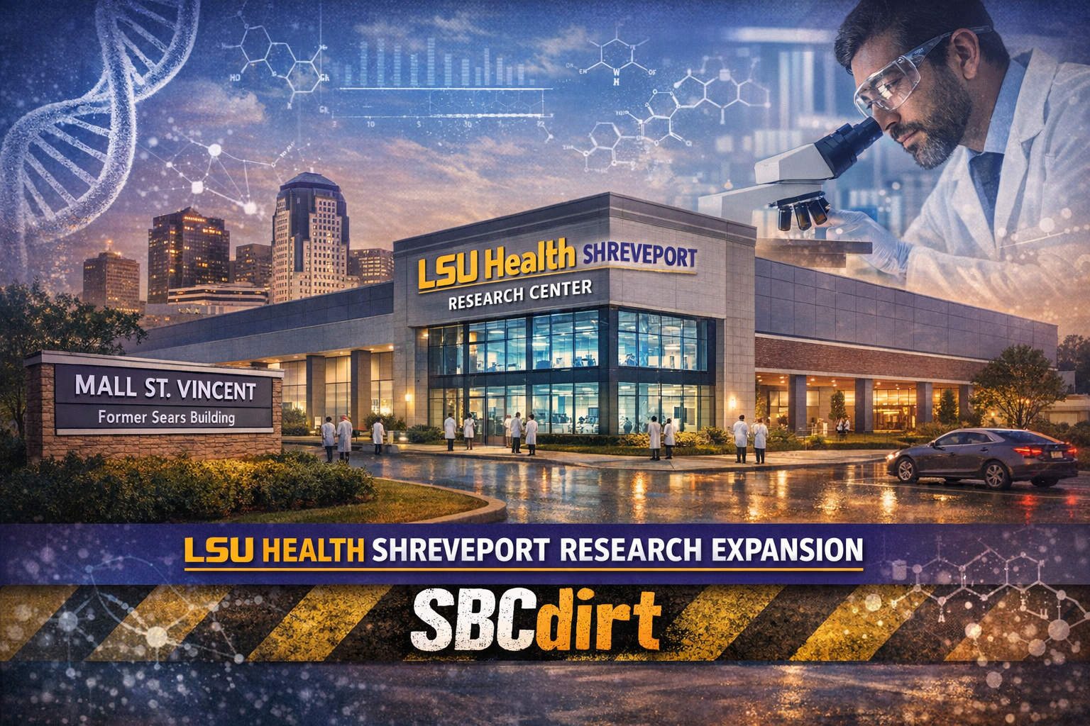 LSU Health Shreveport’s Big Research Expansion Could Transform Mall St. Vincent — and Northwest Louisiana