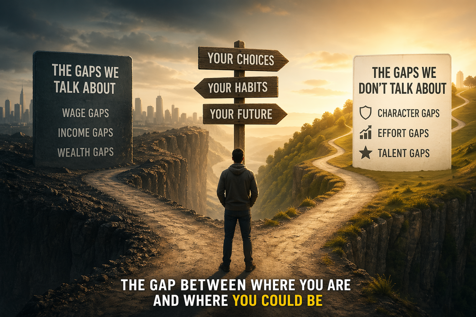 The Gaps No One Talks About: Character, Effort, and Talent