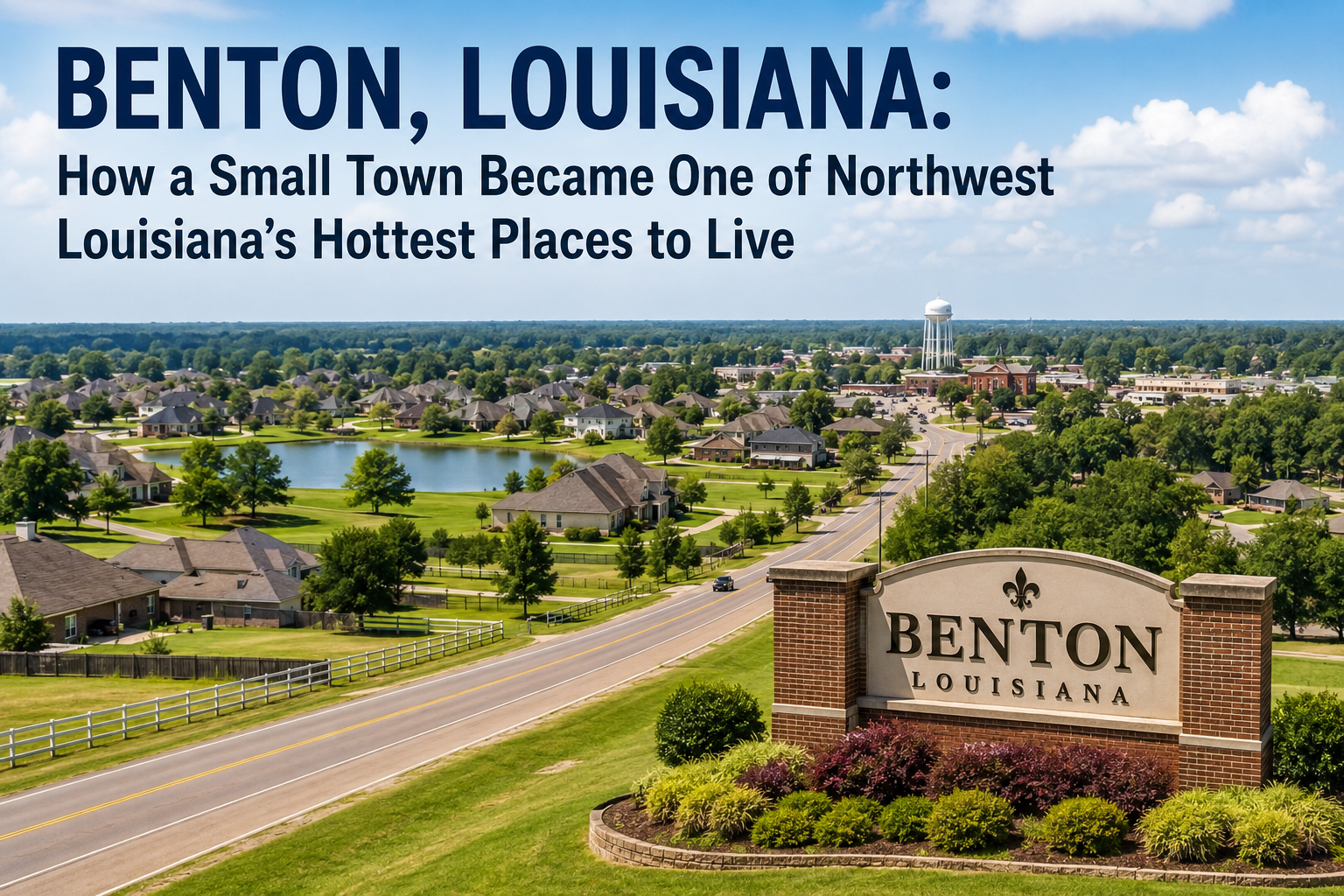 Benton, Louisiana: How a Small Town Became One of Northwest Louisiana's Hottest Places to Live